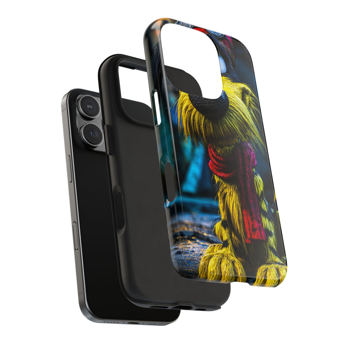 Funda Premium MINUX para iPhone y Samsung Galaxy - 3D dog 3