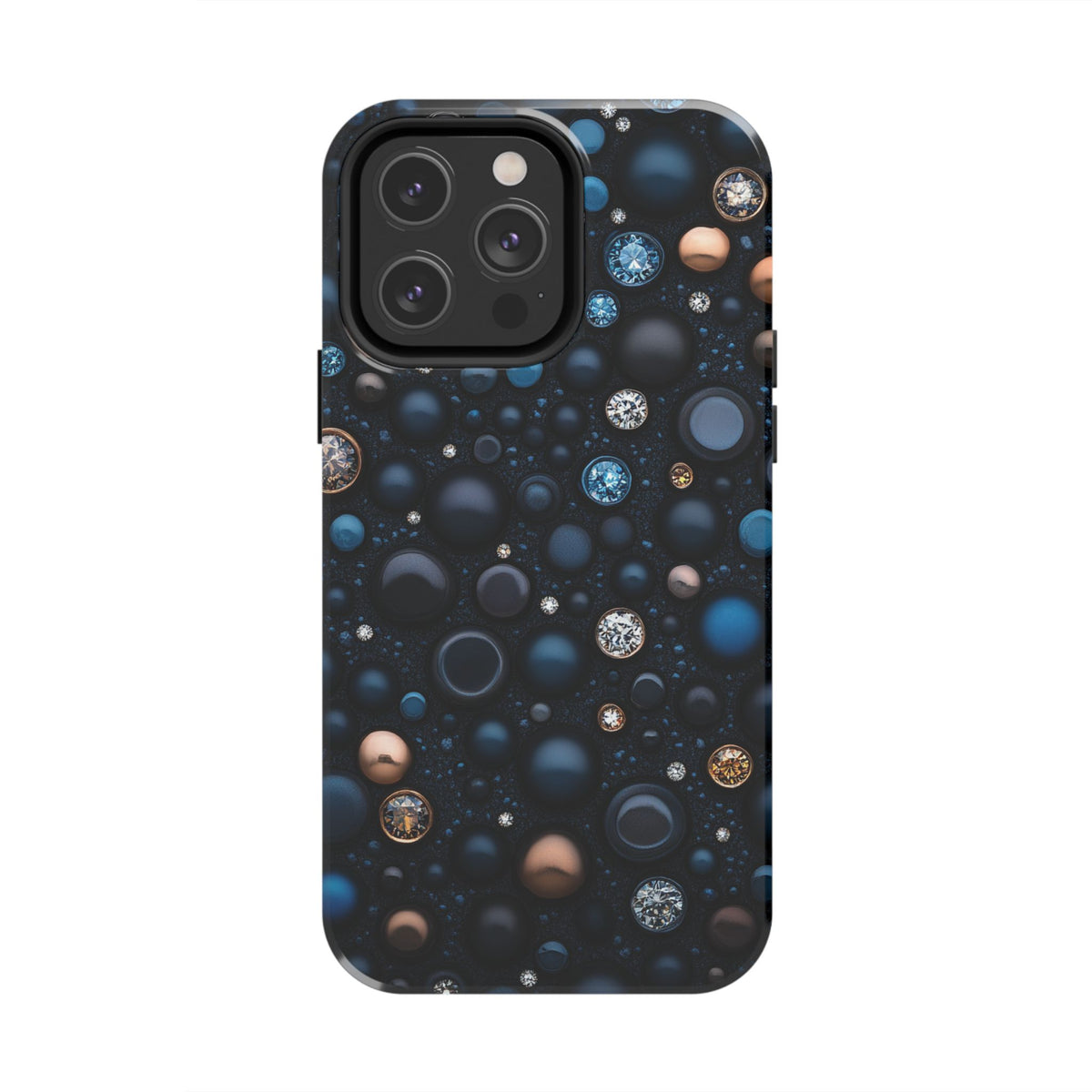 Fundas Premium MINUX para iPhone y Samsung Galaxy - Midnight Blue Pearl Mosaic