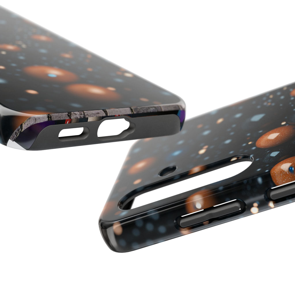 Fundas Premium MINUX para iPhone y Samsung Galaxy - Copper Pearl Constellation