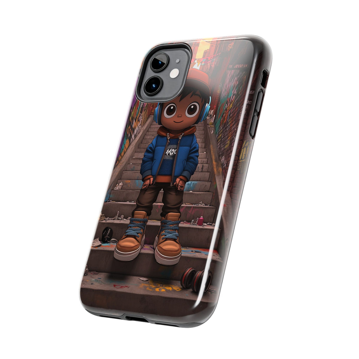 Funda Premium MINUX para iPhone y Samsung Galaxy - Street Boy 003