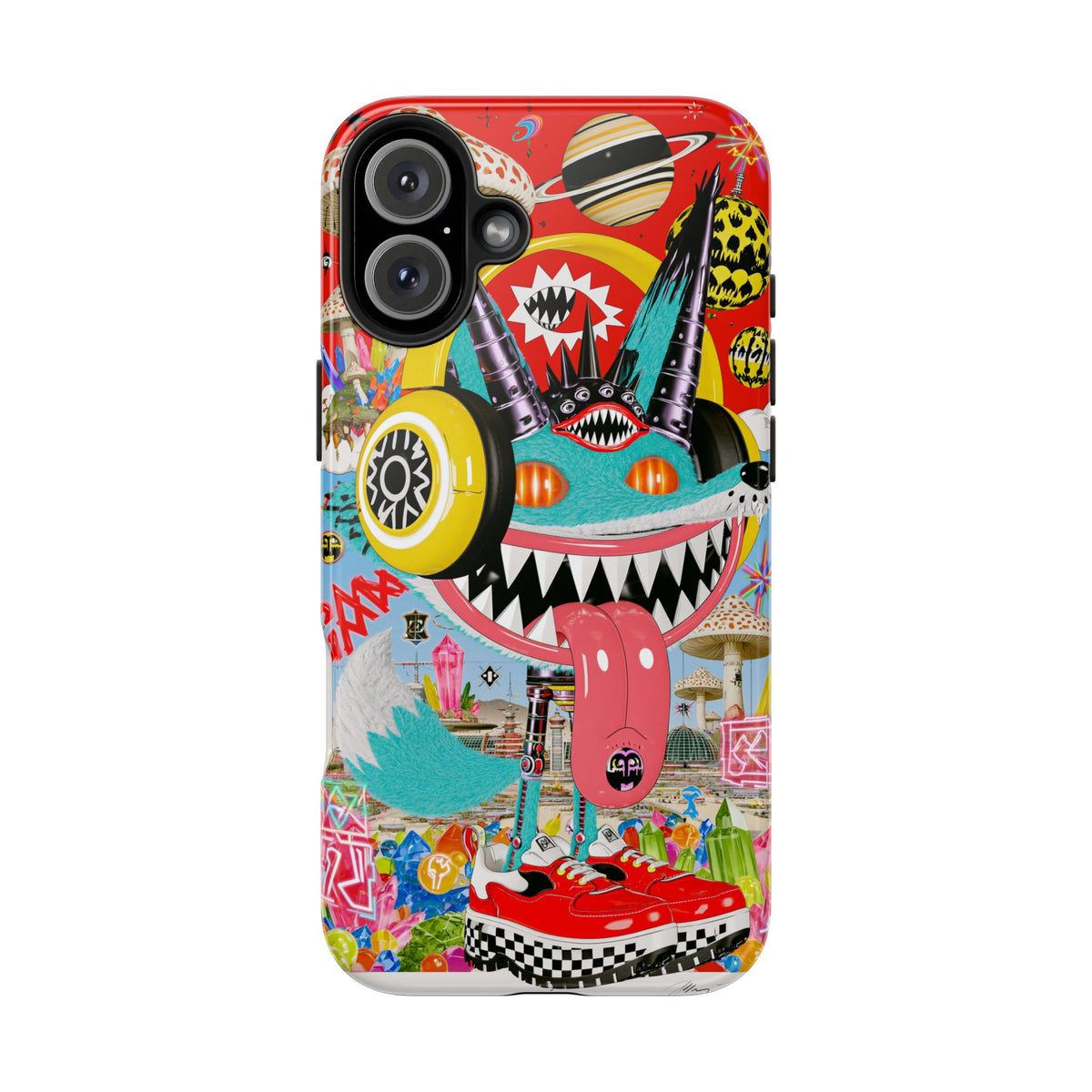 Fundas Premium MINUX para iPhone y Samsung Galaxy - Cyberpunk Fox Beast