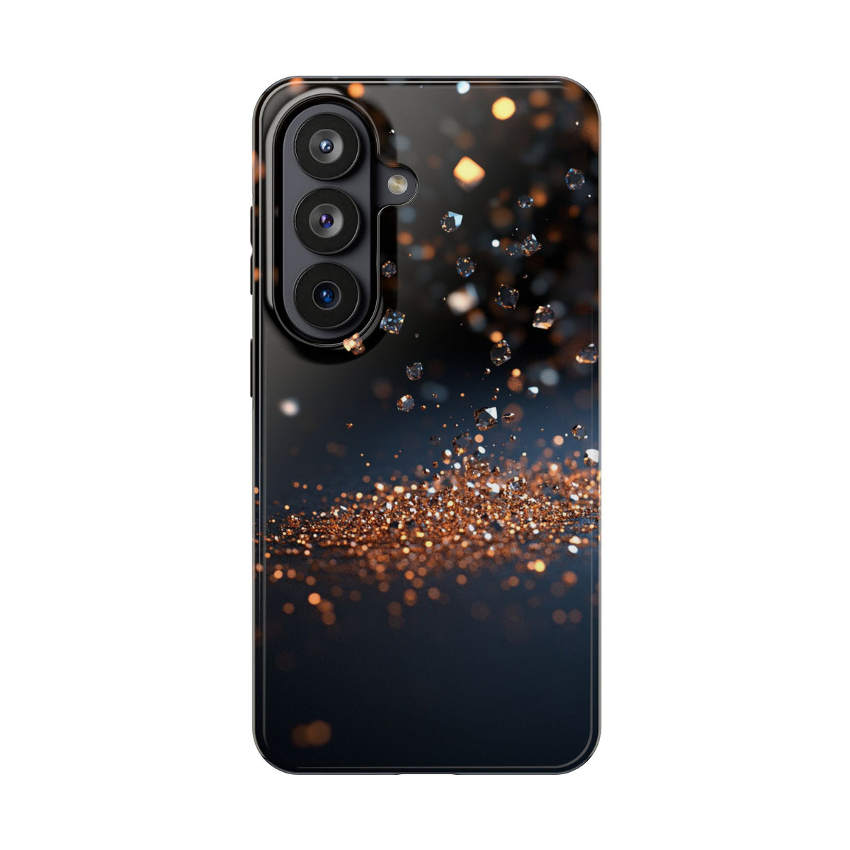 Fundas Premium MINUX para iPhone y Samsung Galaxy - Golden Diamond Dust