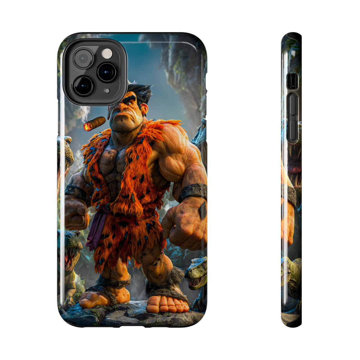 Funda Premium MINUX para iPhone y Samsung Galaxy - Caveman 002