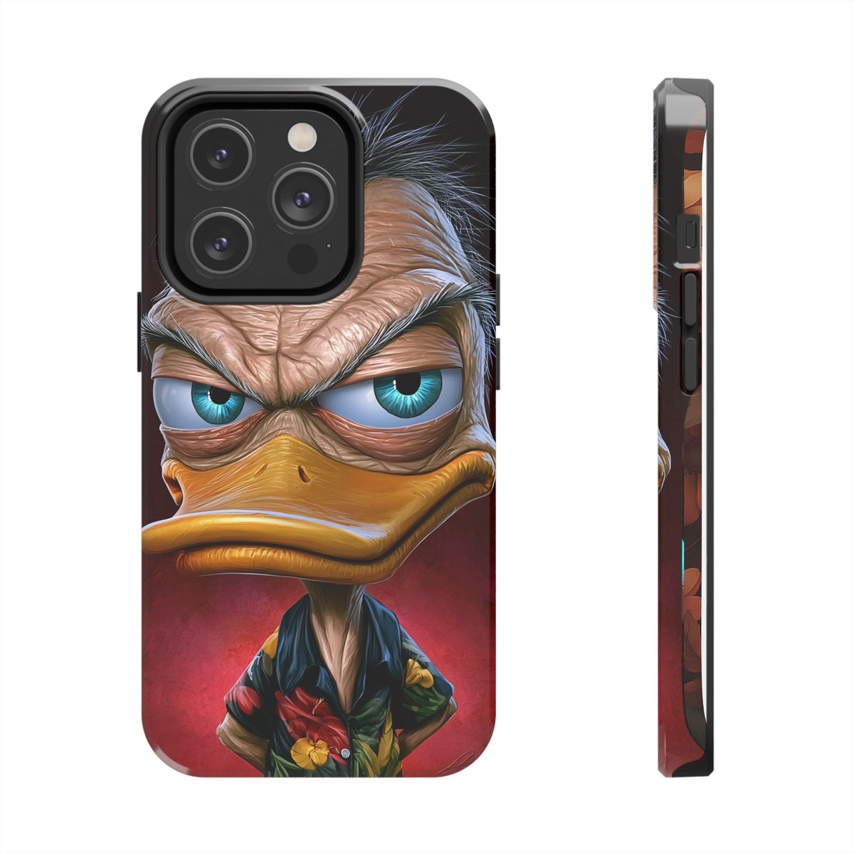 Funda Premium MINUX para iPhone y Samsung Galaxy - 3D Duck face