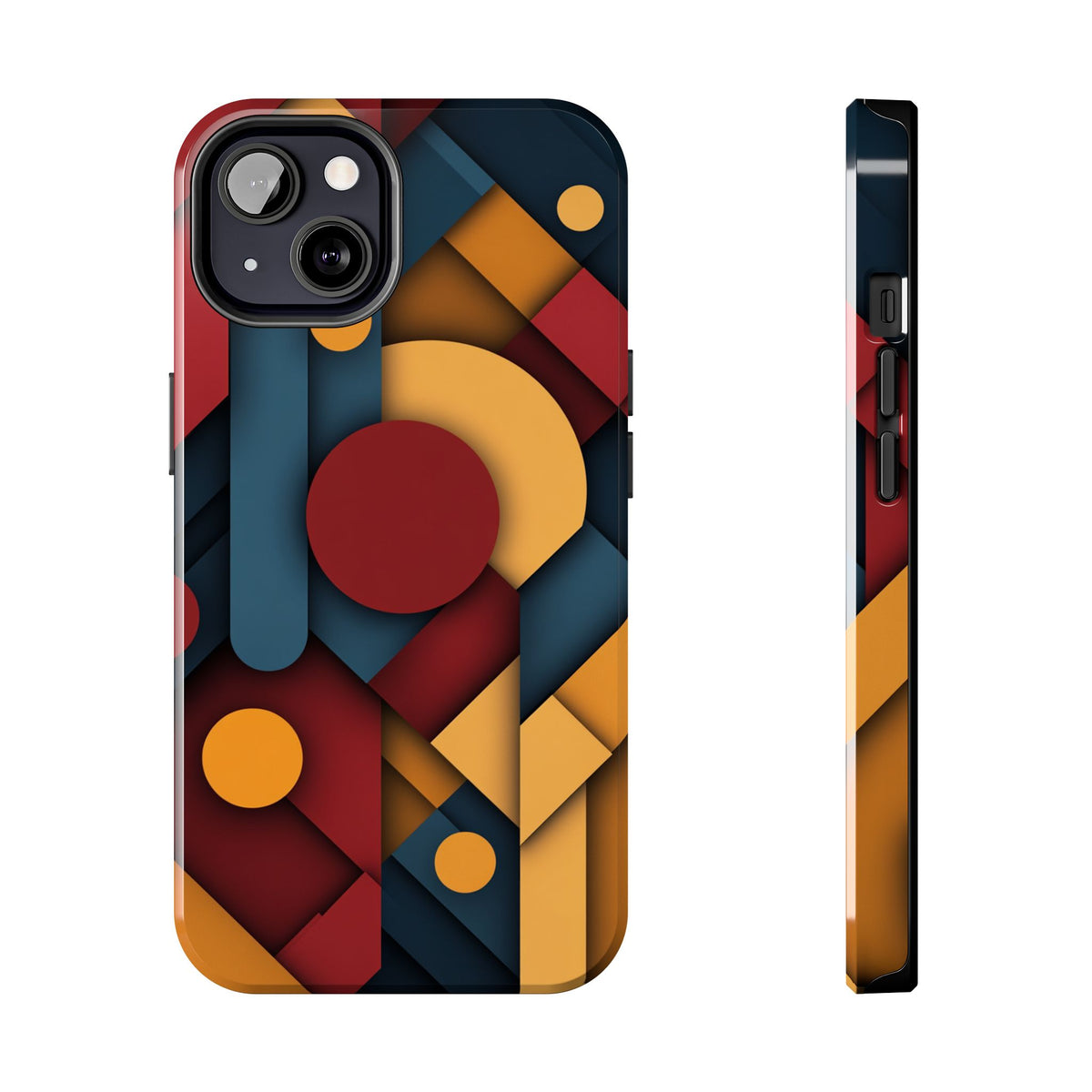 Fundas Premium MINUX para iPhone y Samsung Galaxy - Geometric Pulse