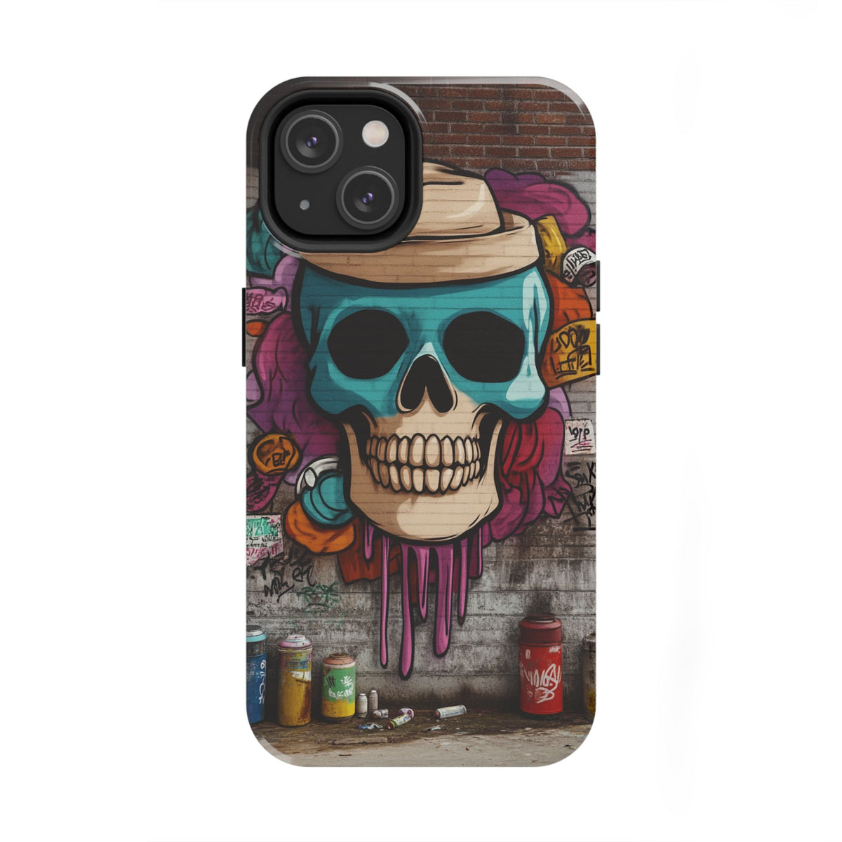 Funda Premium MINUX para iPhone y Samsung Galaxy - Graffiti Skull 002