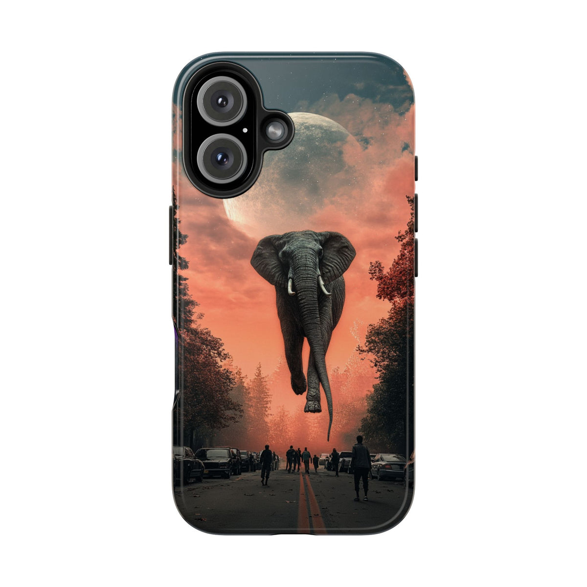 Fundas Premium MINUX para iPhone y Samsung Galaxy - Colossal Elephant City