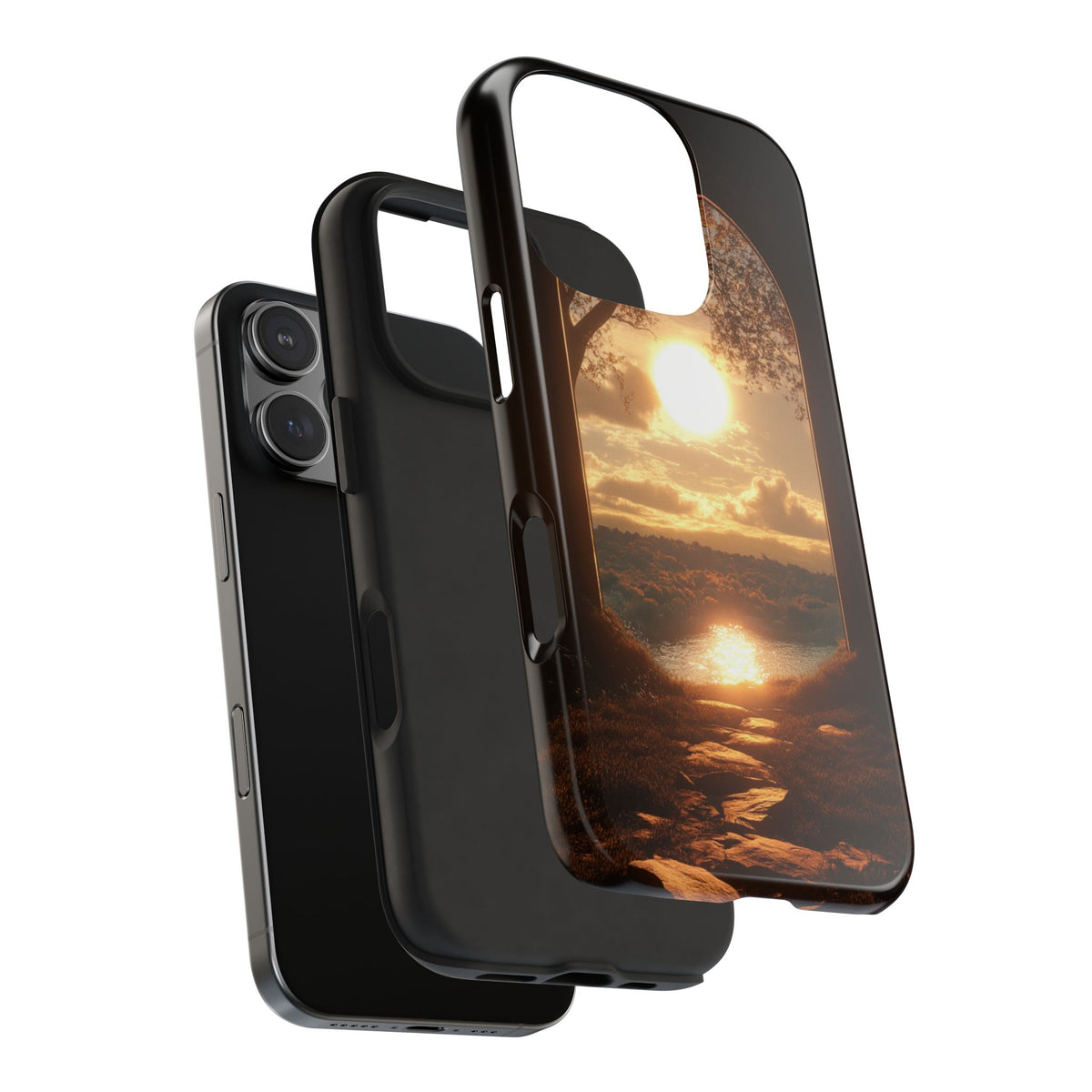 Fundas Premium MINUX para iPhone y Samsung Galaxy - Golden Archway