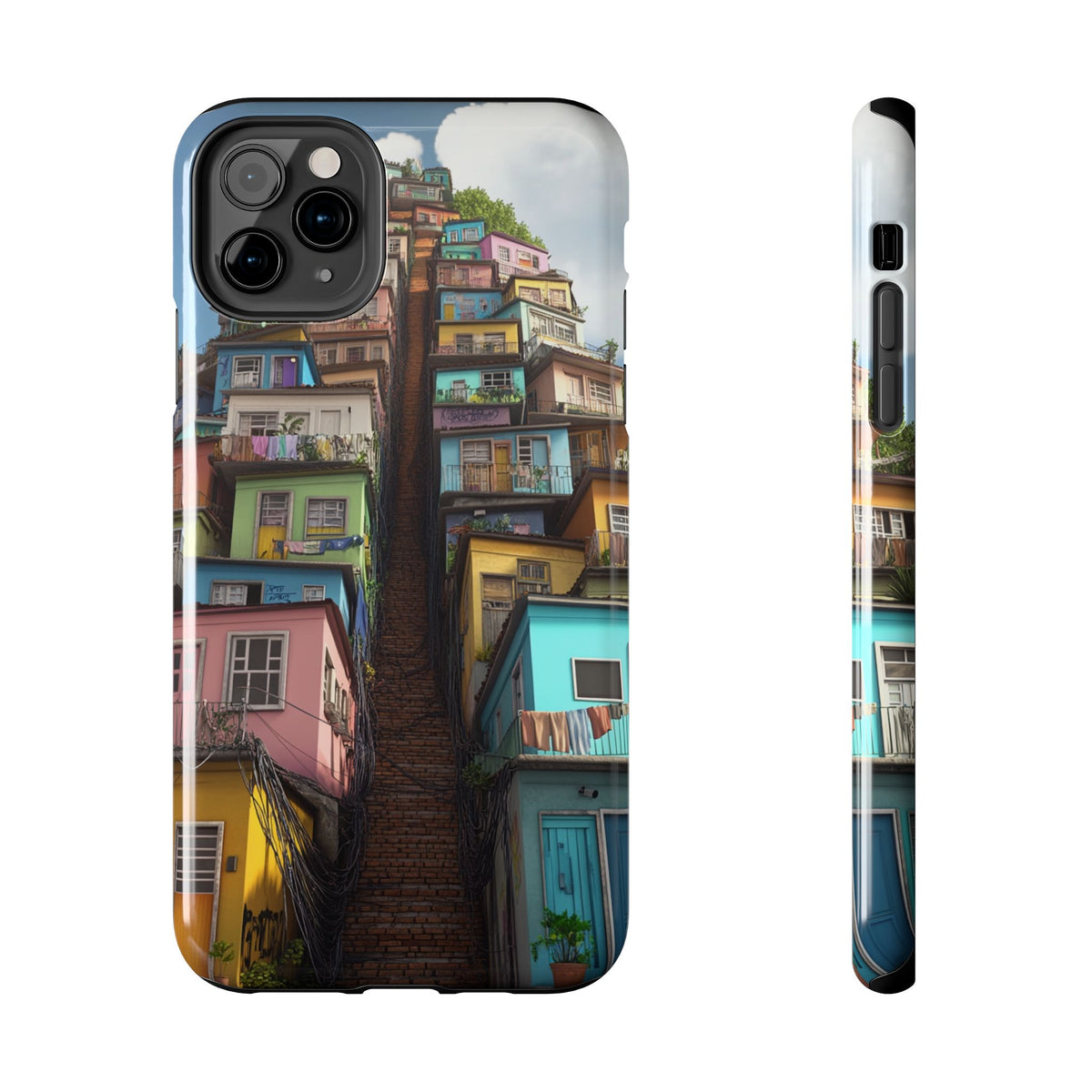 Funda Premium MINUX para iPhone y Samsung Galaxy - Favela 002