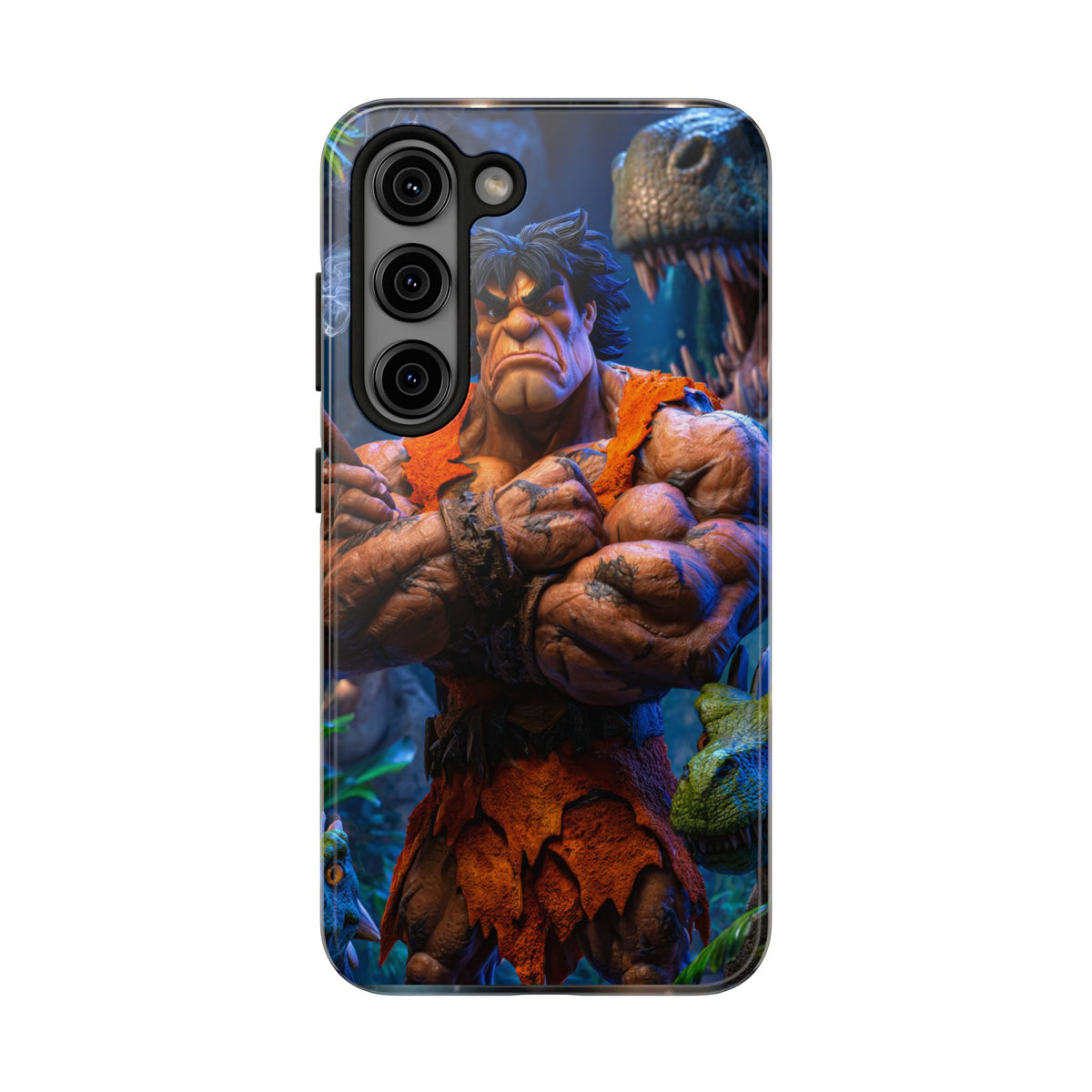 Funda Premium MINUX para iPhone y Samsung Galaxy - Caveman 001