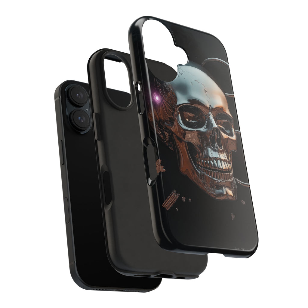 Funda Premium MINUX para iPhone y Samsung Galaxy - Iron Skull 002