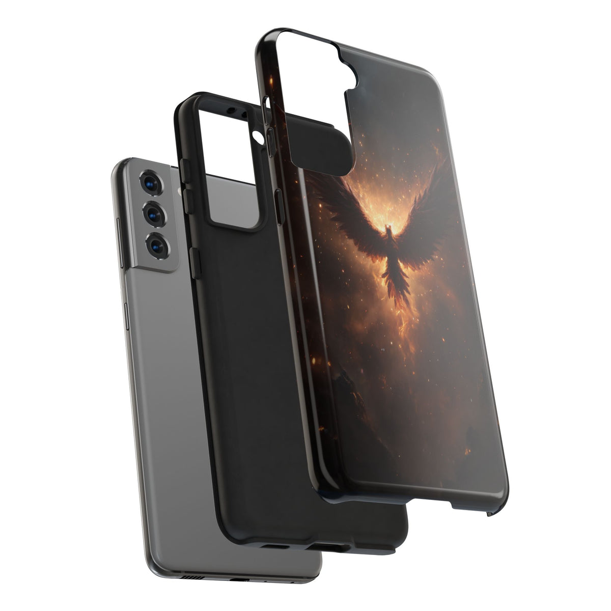Funda Premium MINUX para iPhone y Samsung Galaxy - Phoenix Rise