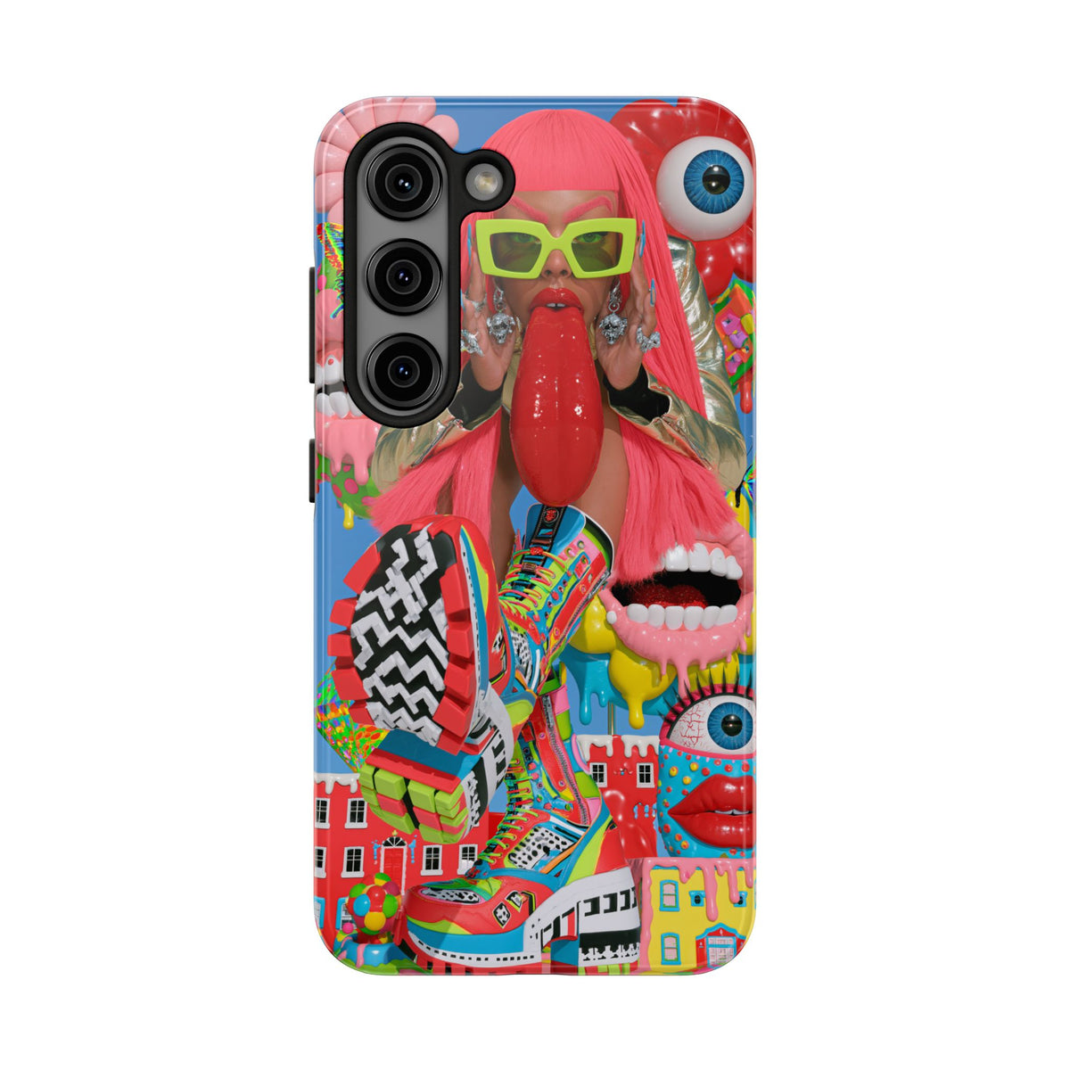 Fundas Premium MINUX para iPhone y Samsung Galaxy - Crimson Dream Creature