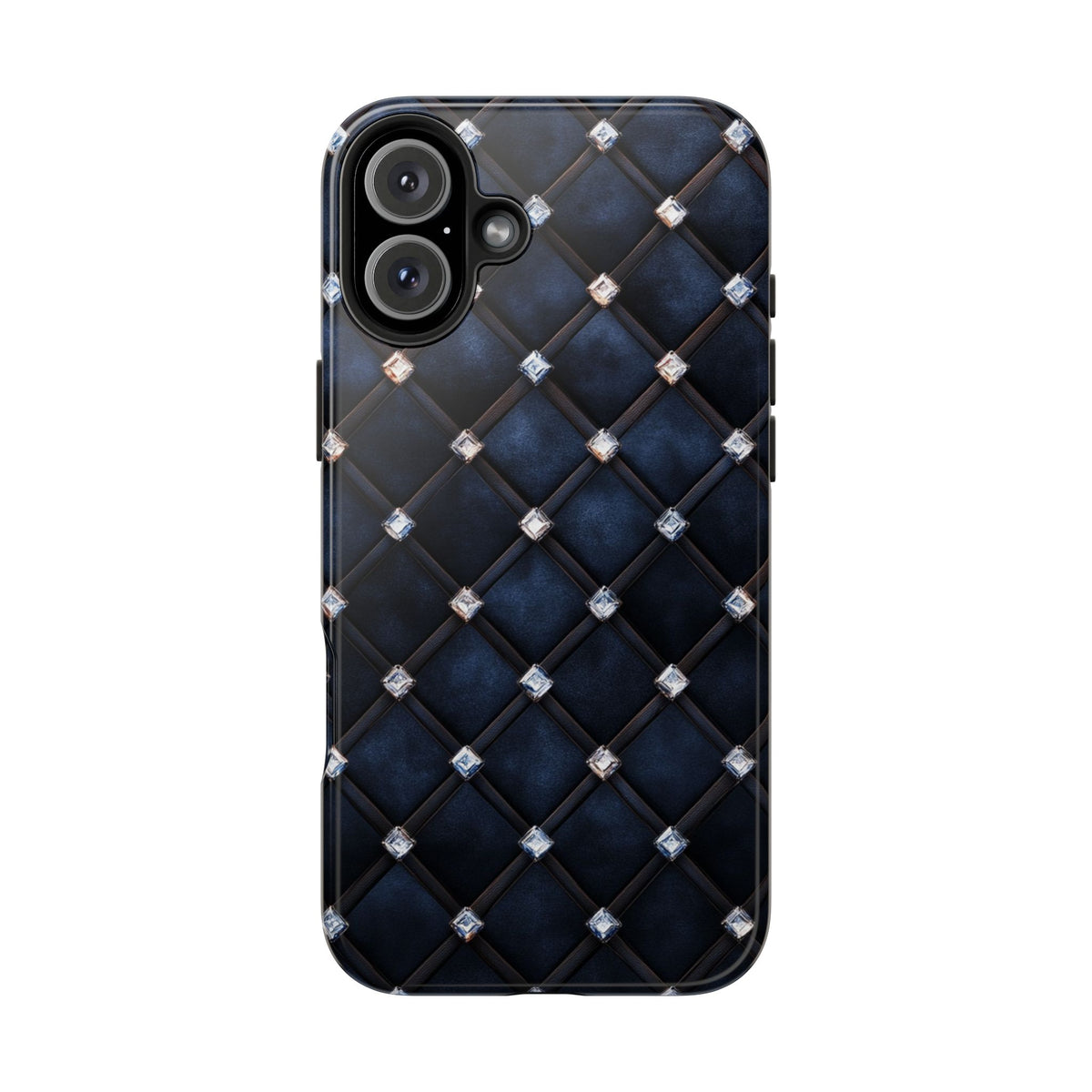 Fundas Premium MINUX para iPhone y Samsung Galaxy - Midnight Diamond Quilt