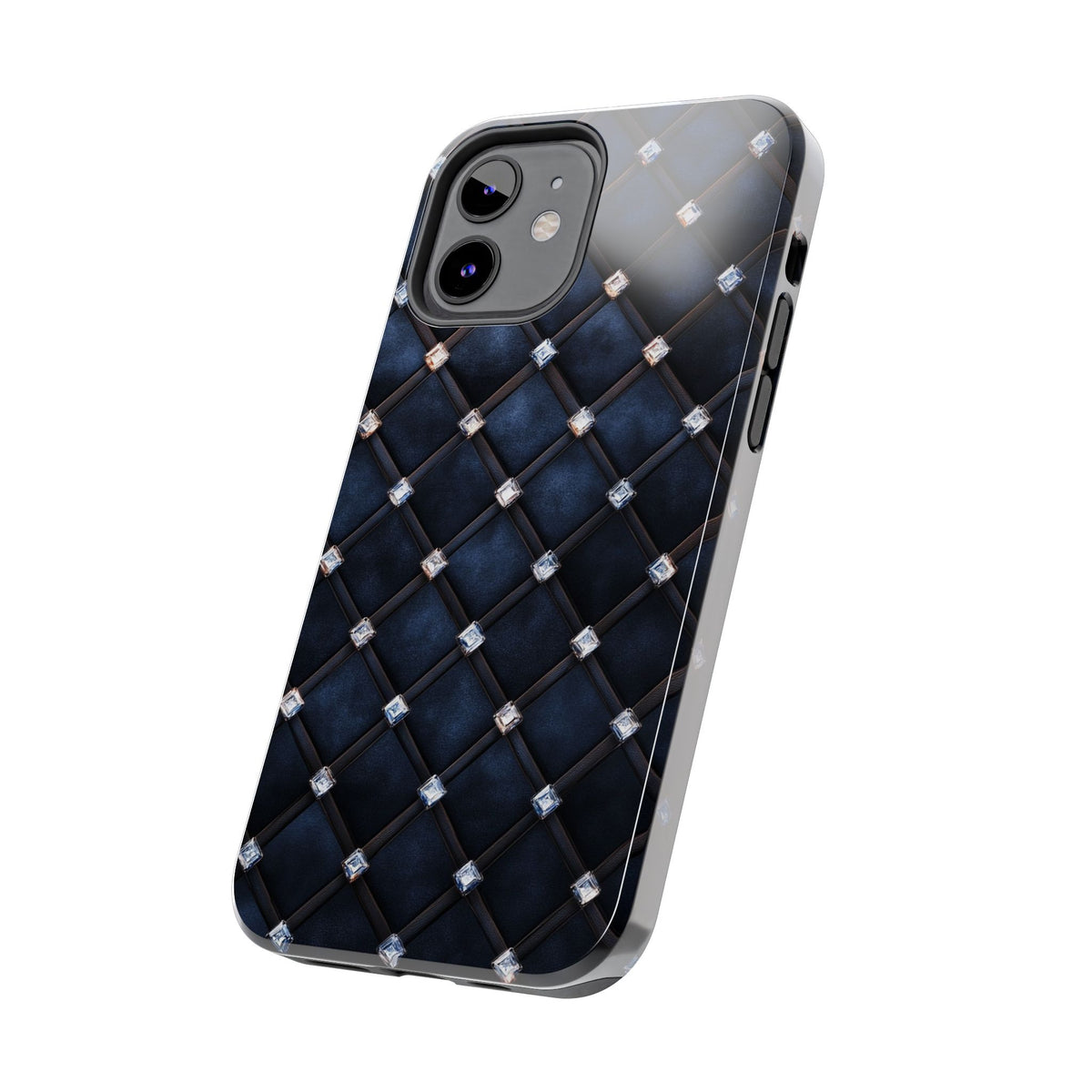 Fundas Premium MINUX para iPhone y Samsung Galaxy - Midnight Diamond Quilt