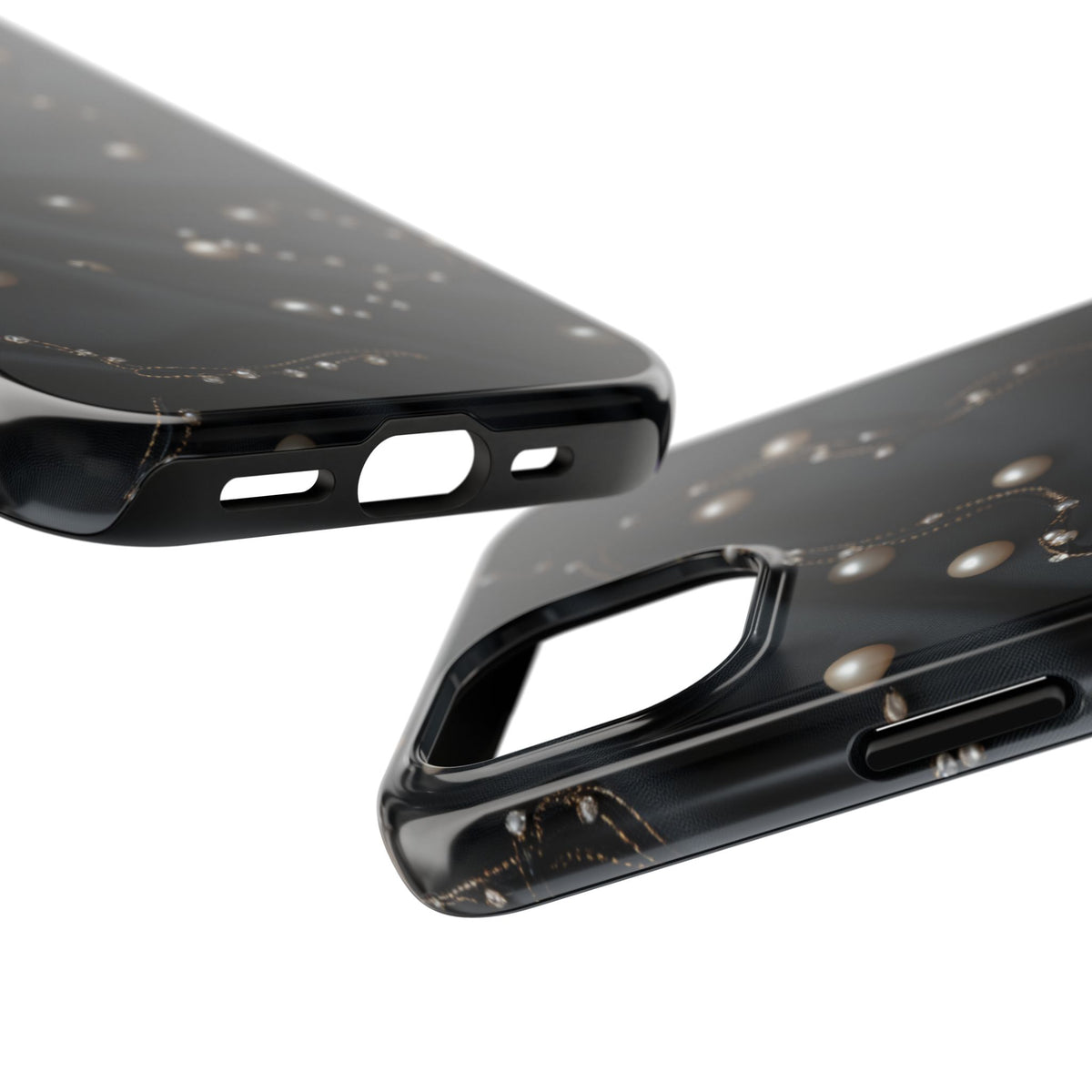 Fundas Premium MINUX para iPhone y Samsung Galaxy - Pearl Chain Velvet