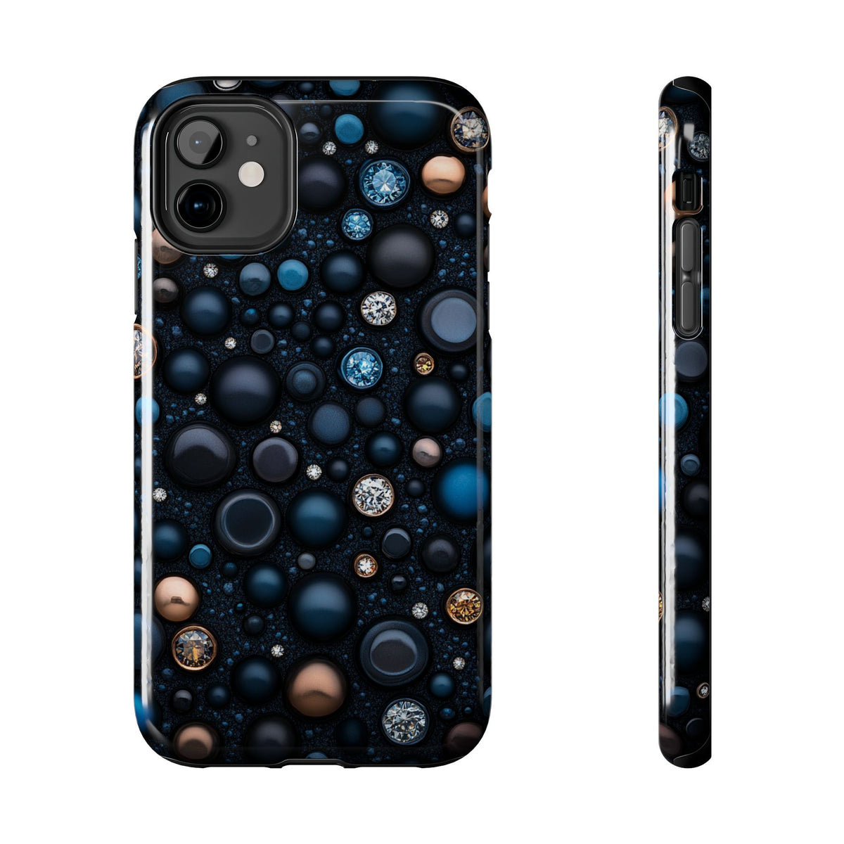 Fundas Premium MINUX para iPhone y Samsung Galaxy - Midnight Blue Pearl Mosaic