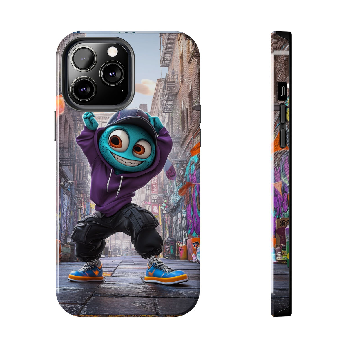 Funda Premium MINUX para iPhone y Samsung Galaxy - Alien Boy 001