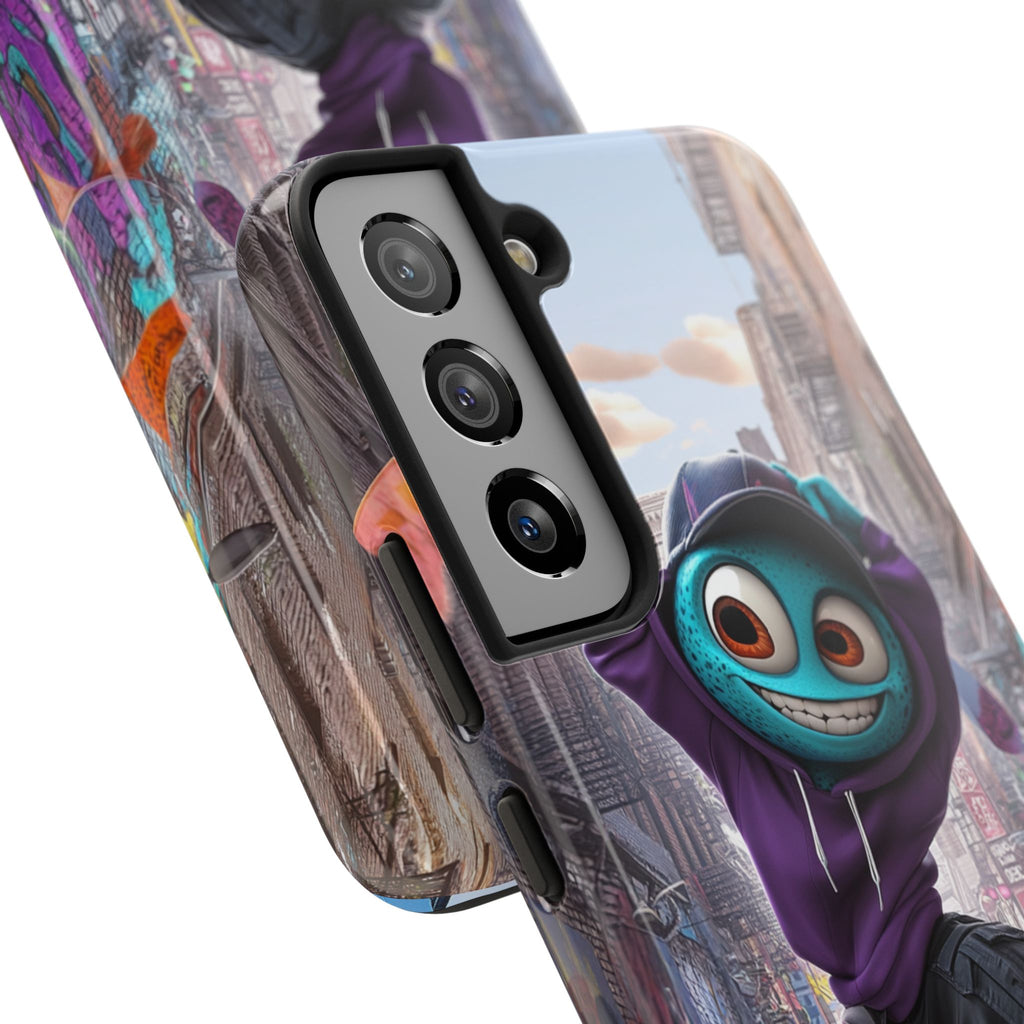 Funda Premium MINUX para iPhone y Samsung Galaxy - Alien Boy 001
