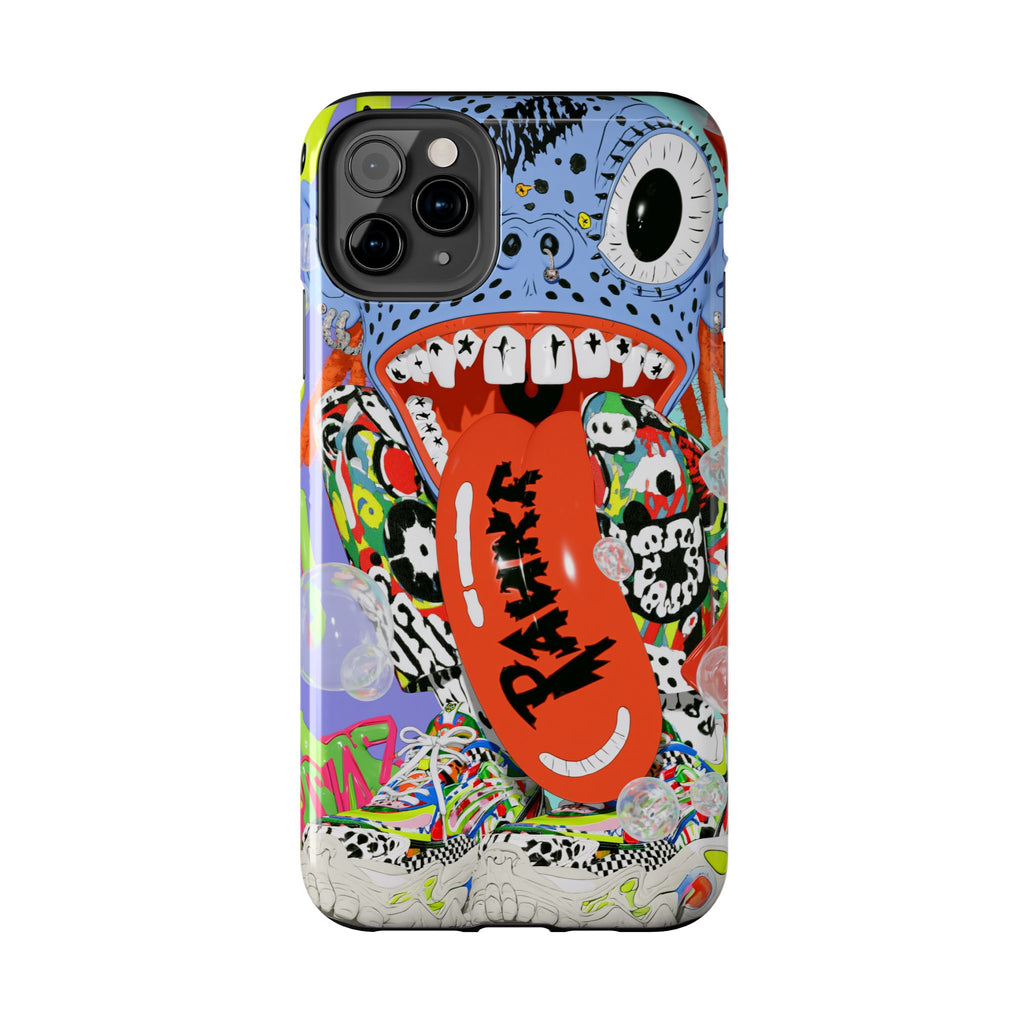 Fundas Premium MINUX para iPhone y Samsung Galaxy - Electric Blue Monster