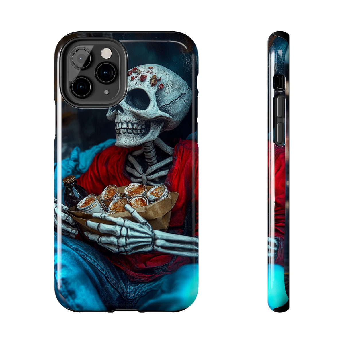 Funda Premium MINUX para iPhone y Samsung Galaxy - Color skull