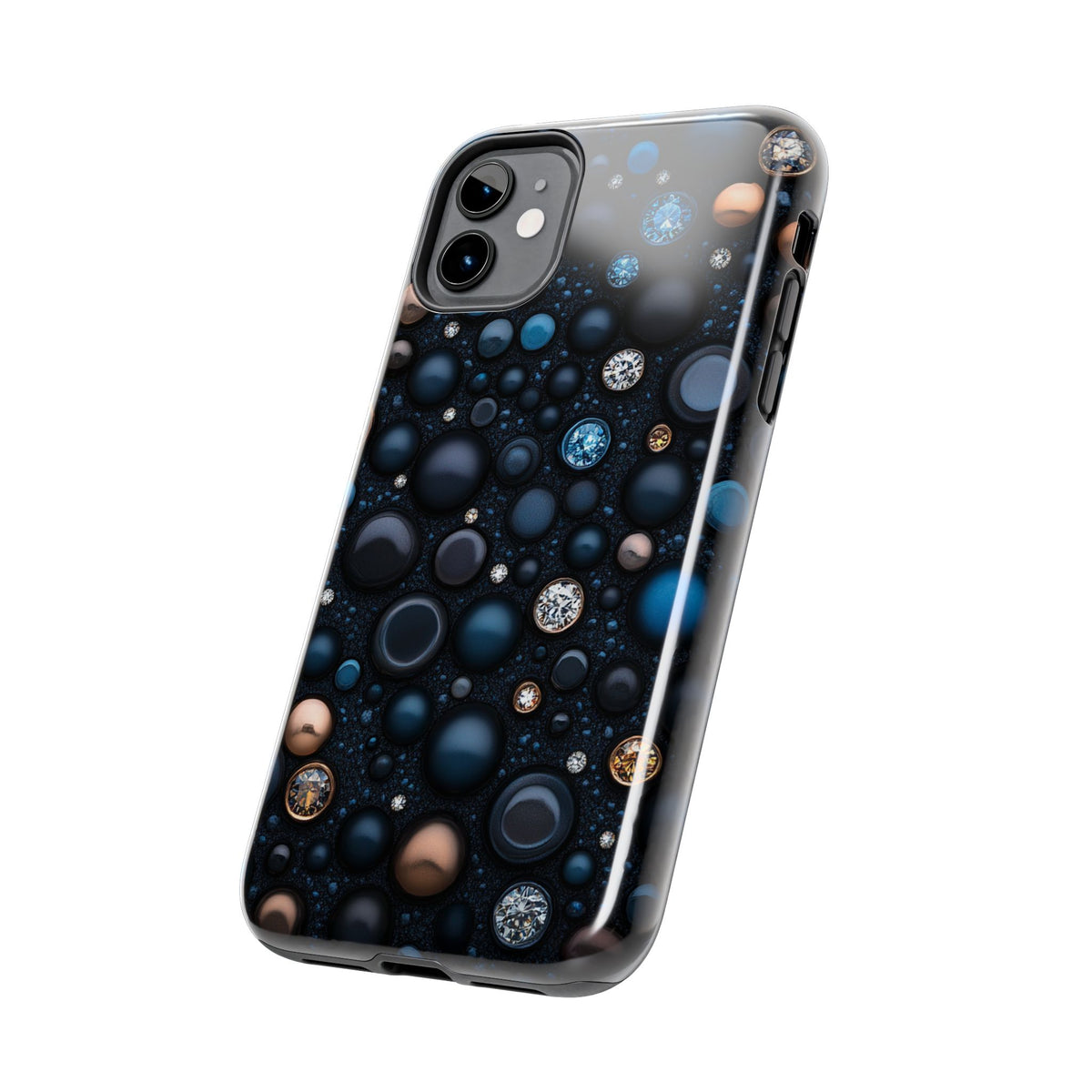 Fundas Premium MINUX para iPhone y Samsung Galaxy - Midnight Blue Pearl Mosaic