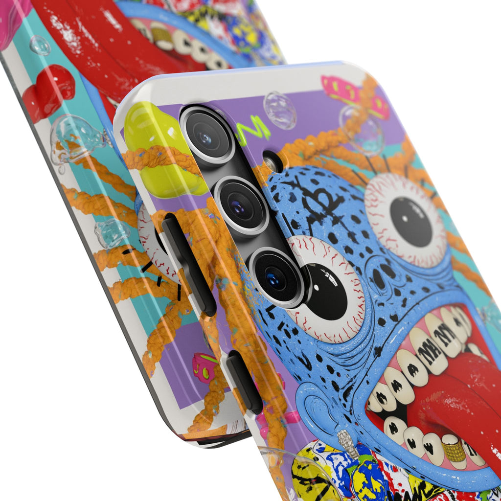 Fundas Premium MINUX para iPhone y Samsung Galaxy - Wild Neon Monster