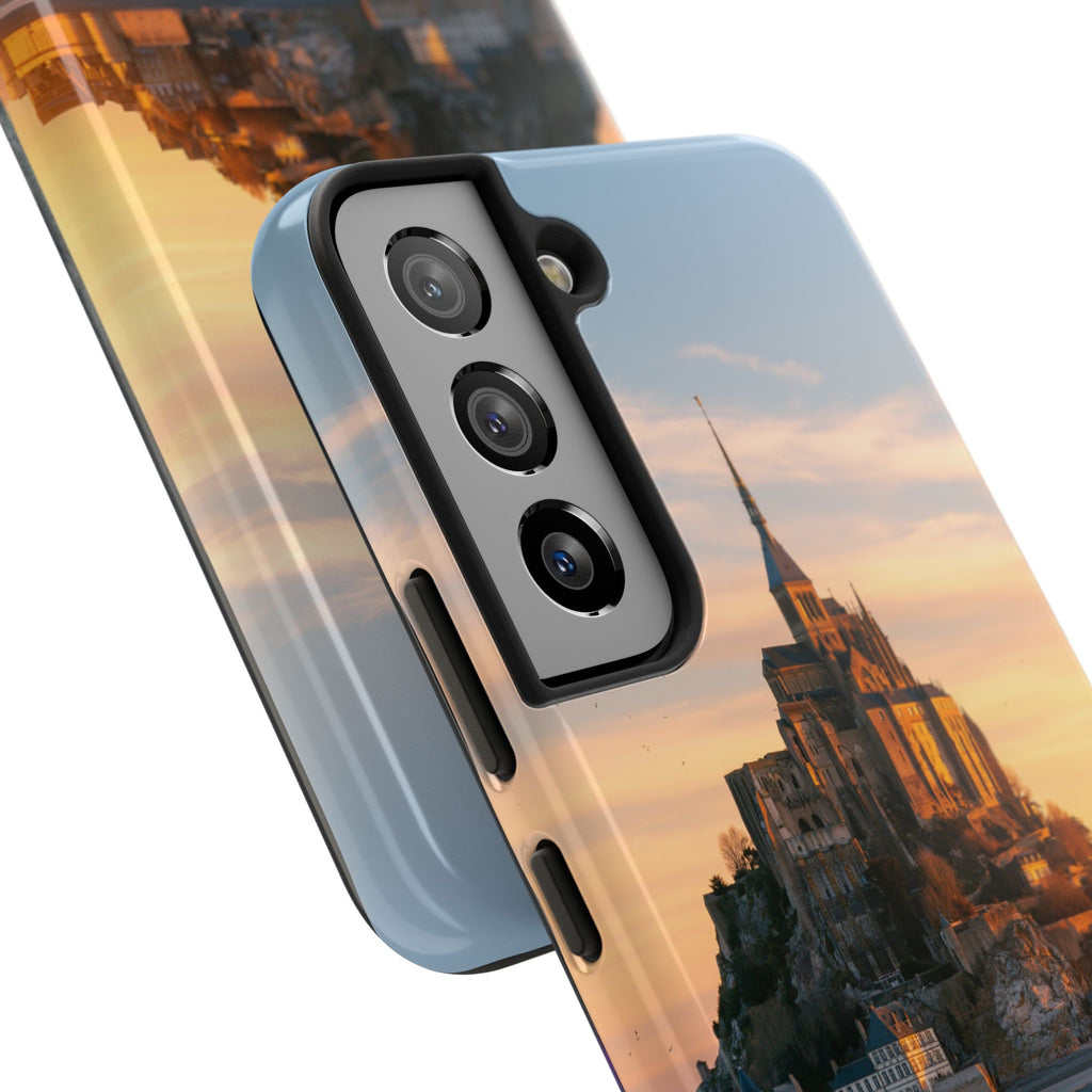 Funda Premium MINUX para iPhone y Samsung Galaxy - Mont Saint-Michel