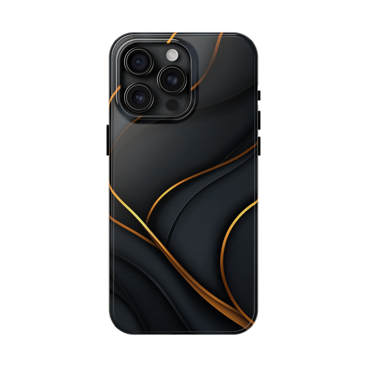 Fundas Premium MINUX para iPhone y Samsung Galaxy - Golden Silk Curves