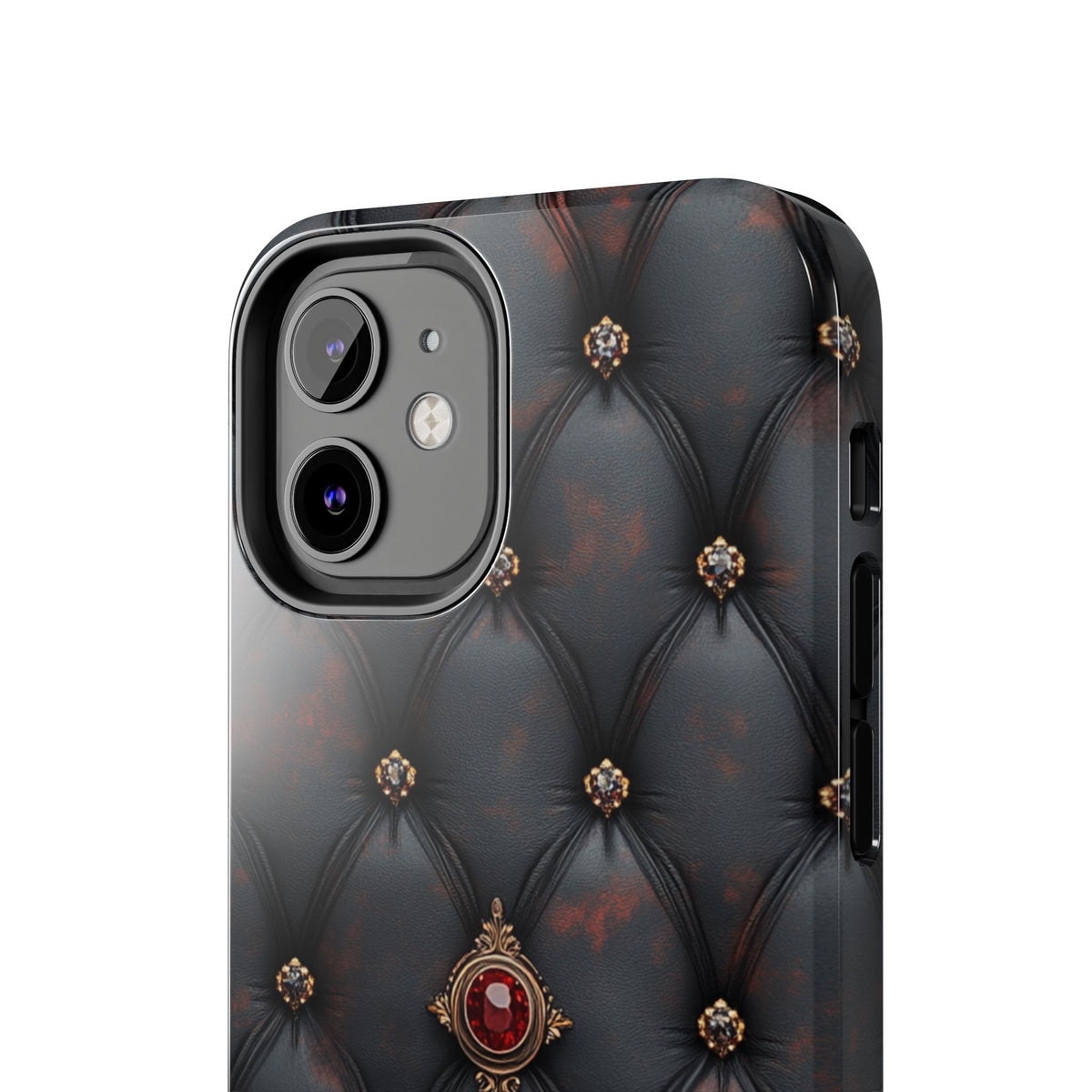 Fundas Premium MINUX para iPhone y Samsung Galaxy - Ruby Buttoned Velvet