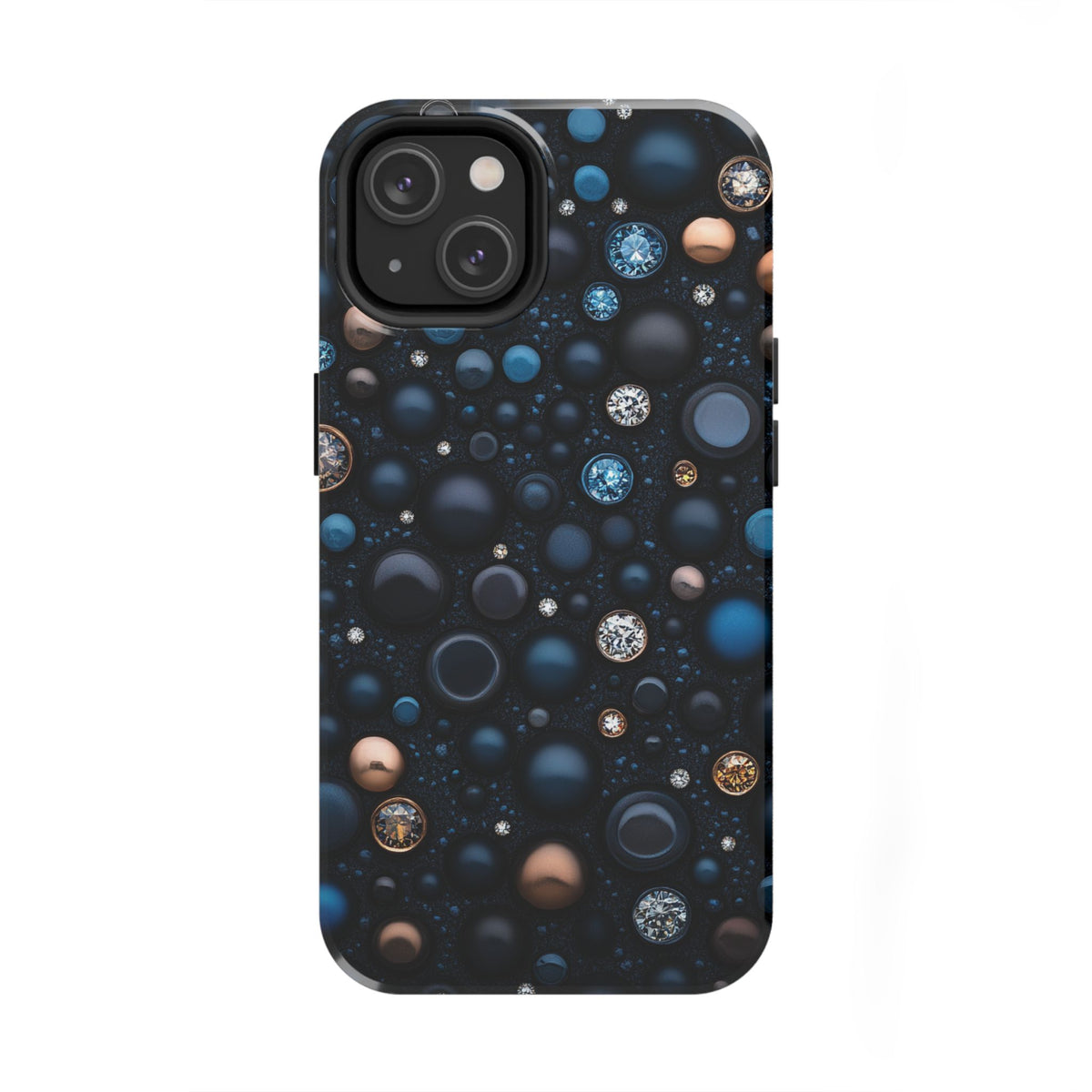 Fundas Premium MINUX para iPhone y Samsung Galaxy - Midnight Blue Pearl Mosaic