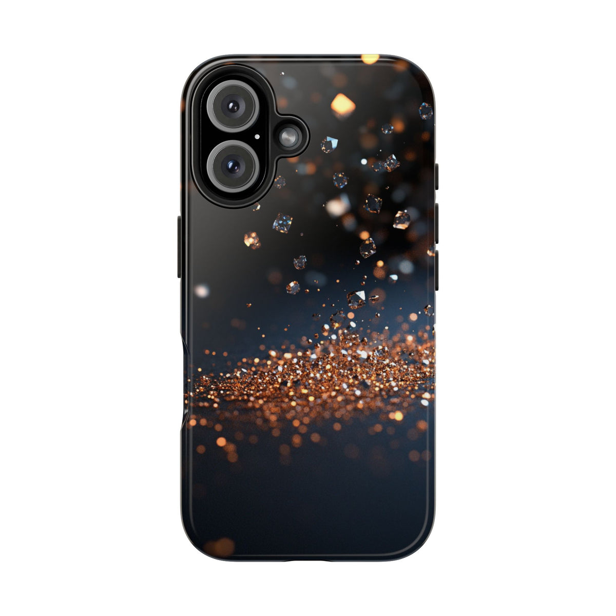 Fundas Premium MINUX para iPhone y Samsung Galaxy - Golden Diamond Dust