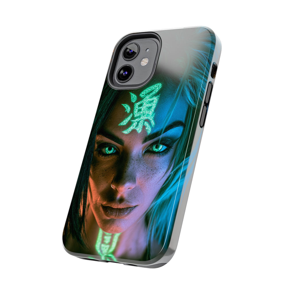 MINUX Premium Case - Neon girl 002