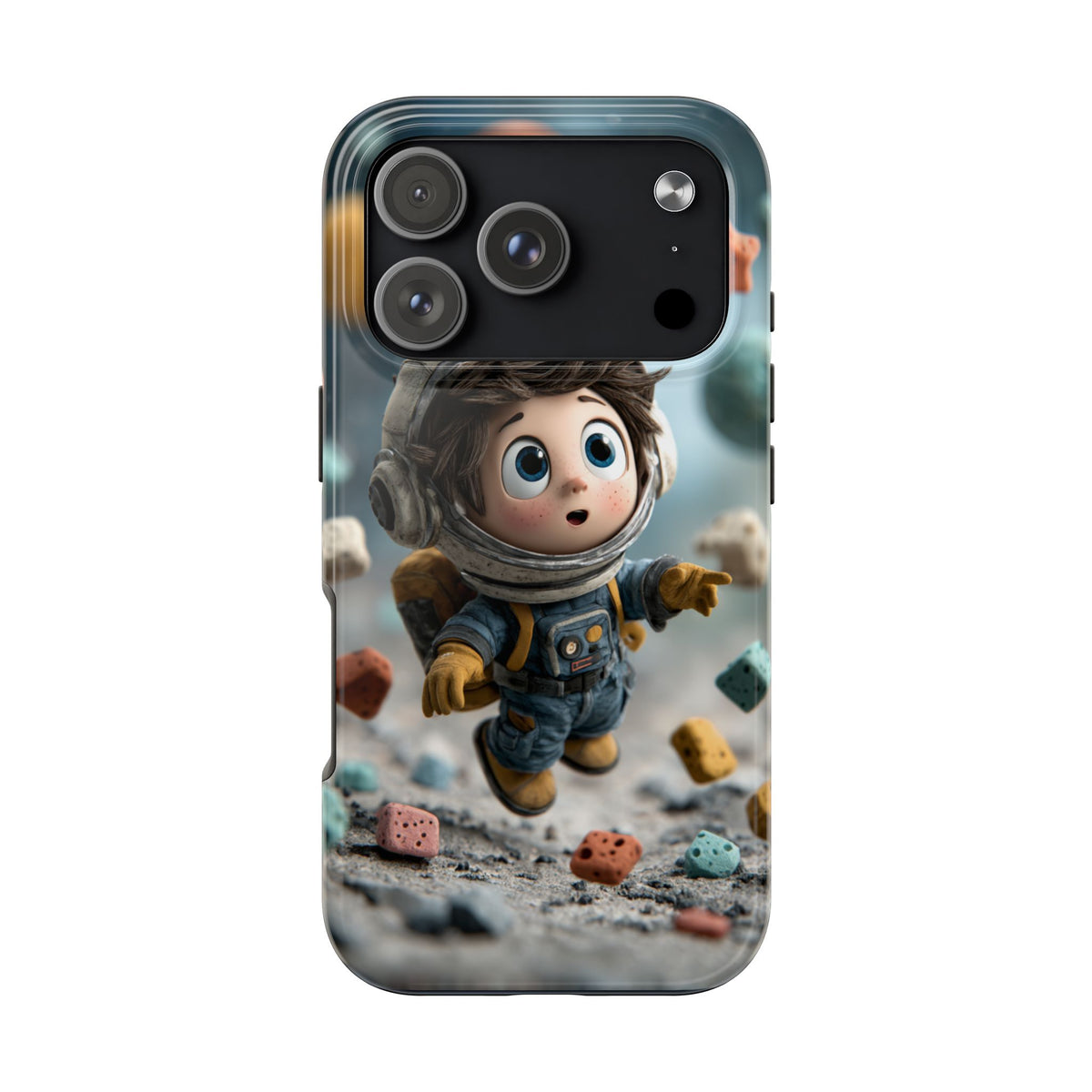 Funda Premium MINUX para iPhone y Samsung Galaxy - Astronaut child