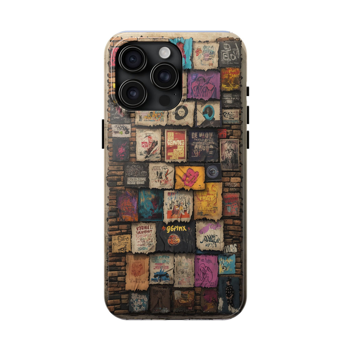 Funda Premium MINUX para iPhone y Samsung Galaxy - Paste Up Wall 001