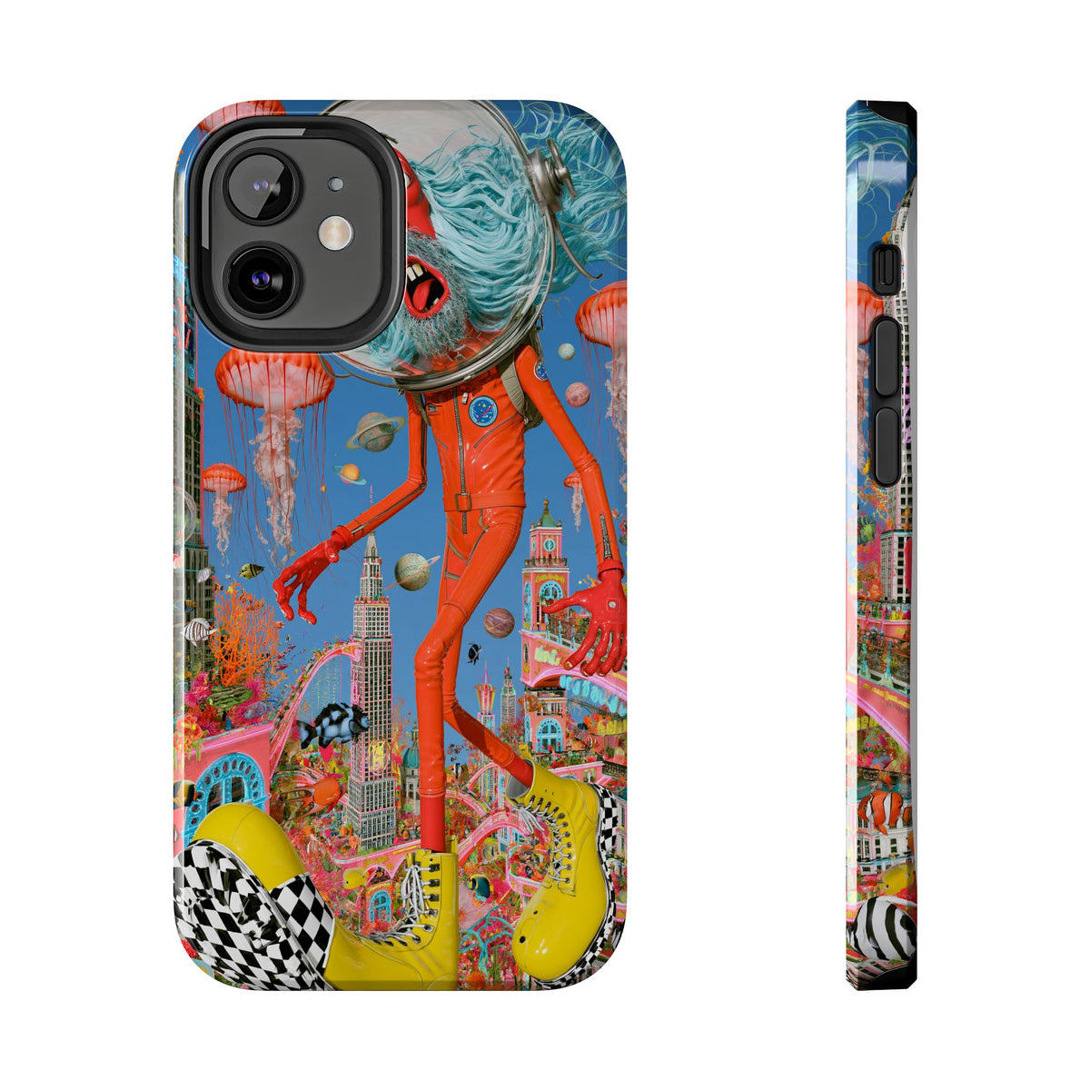 Fundas Premium MINUX para iPhone y Samsung Galaxy - Neon Sea Wanderer