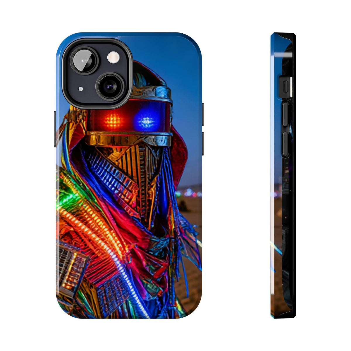 Funda Premium MINUX para iPhone y Samsung Galaxy - Cyberpunk Rave 001