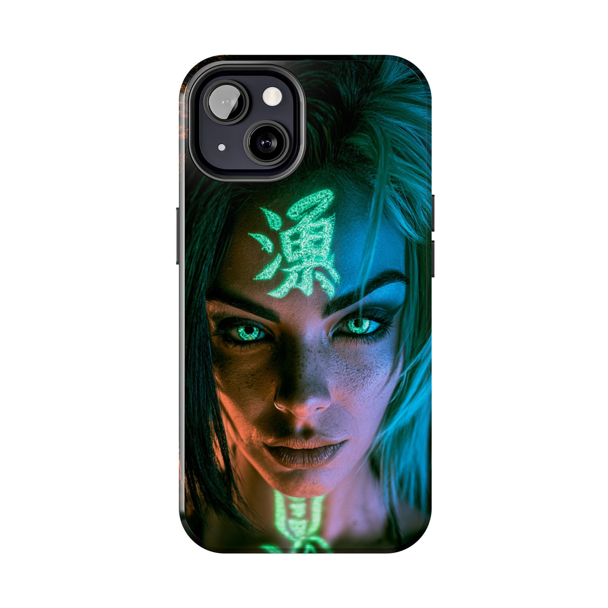 MINUX Premium Case - Neon girl 002