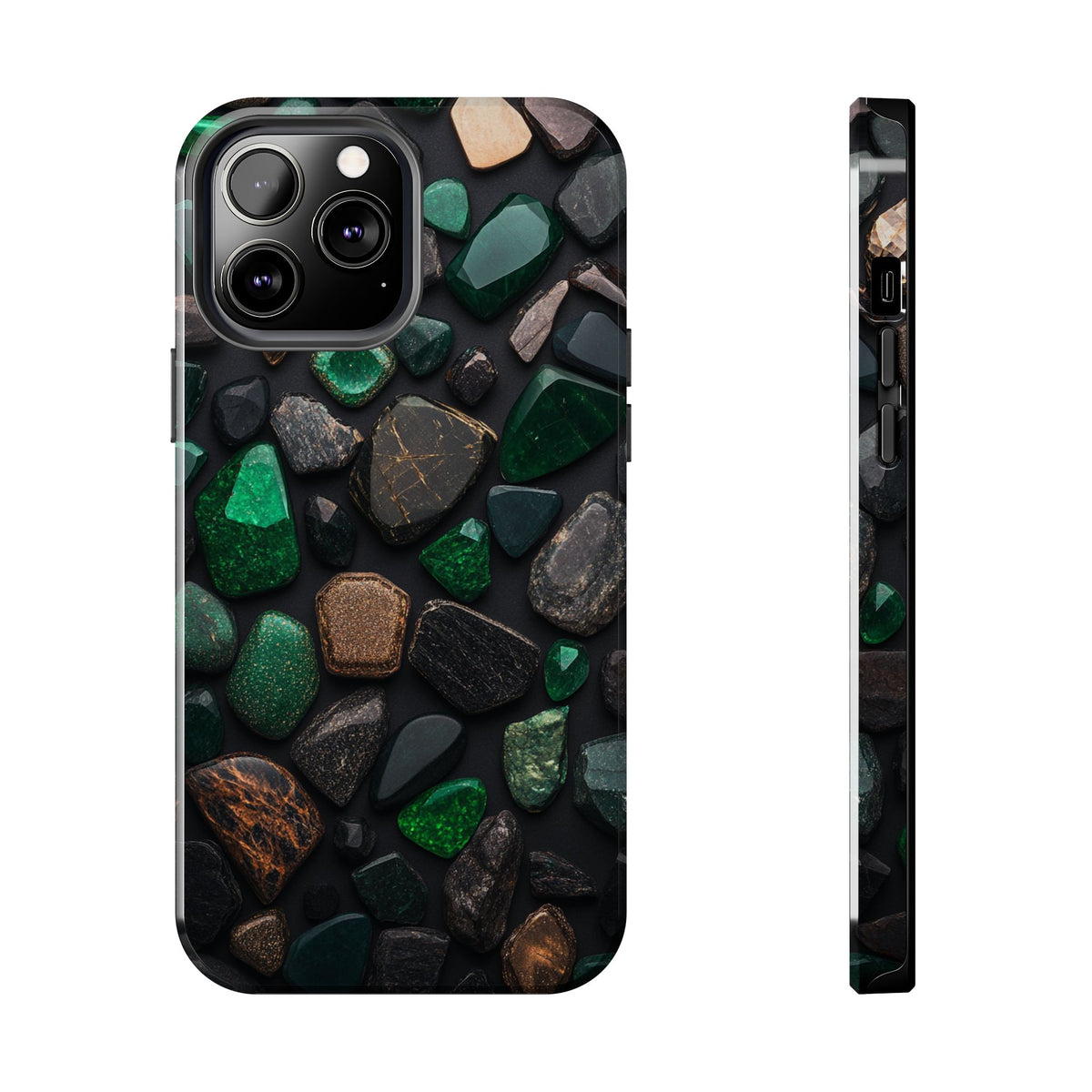 Fundas Premium MINUX para iPhone y Samsung Galaxy - Emerald Stone Mosaic