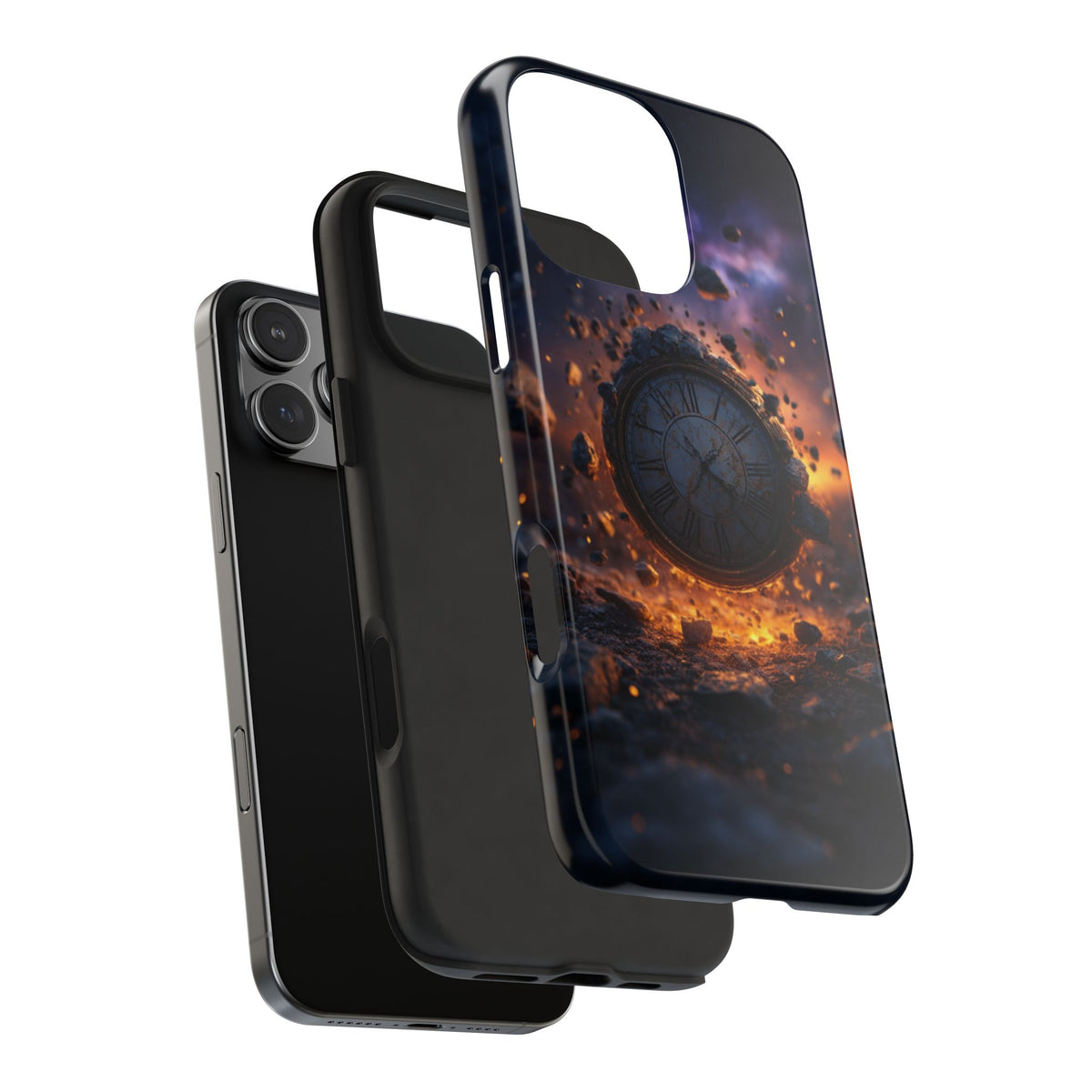 Funda Premium MINUX para iPhone y Samsung Galaxy - Clock