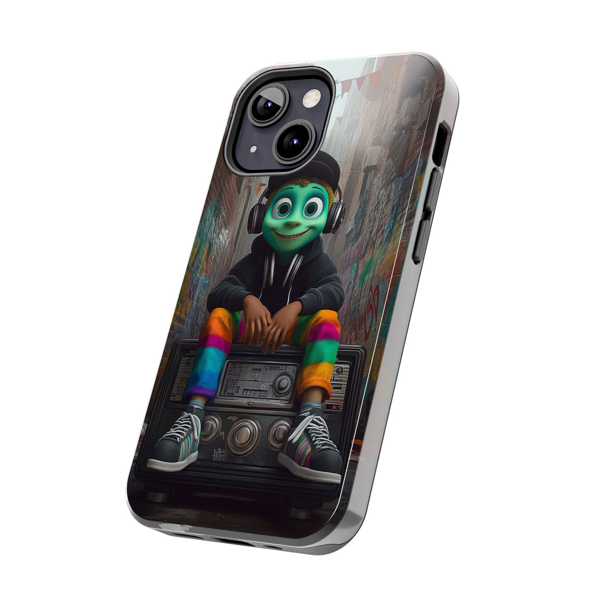 Funda Premium MINUX para iPhone y Samsung Galaxy - Alien Boy