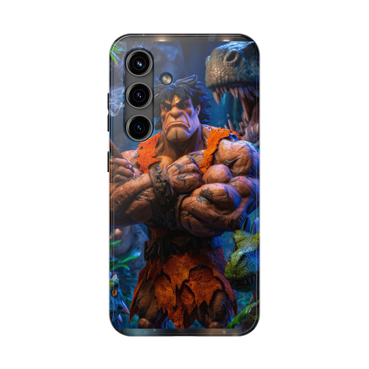 Funda Premium MINUX para iPhone y Samsung Galaxy - Caveman 001