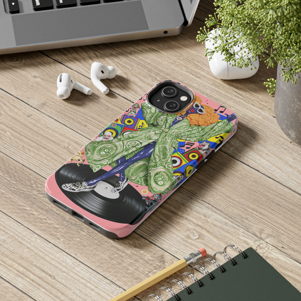 Fundas Premium MINUX para iPhone y Samsung Galaxy - Neon Tech Creature