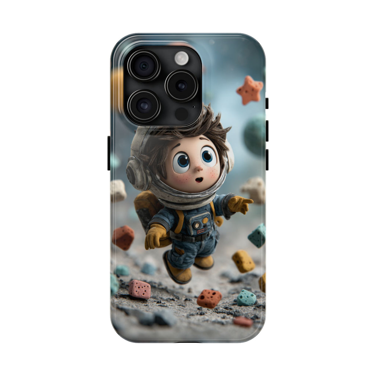 Funda Premium MINUX para iPhone y Samsung Galaxy - Astronaut child