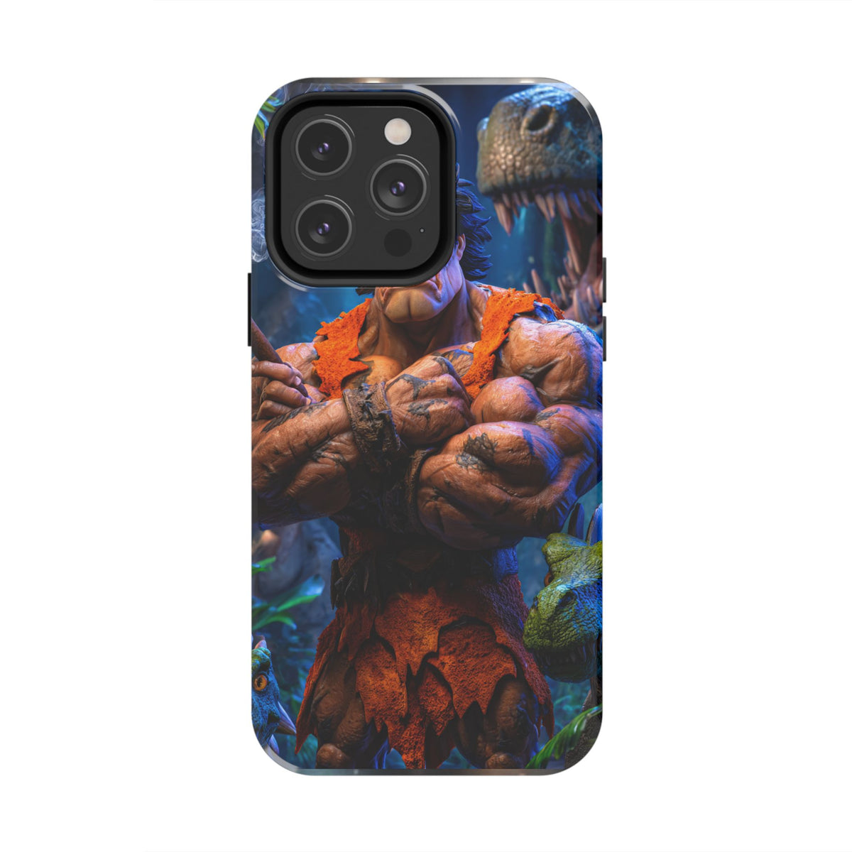 Funda Premium MINUX para iPhone y Samsung Galaxy - Caveman 001