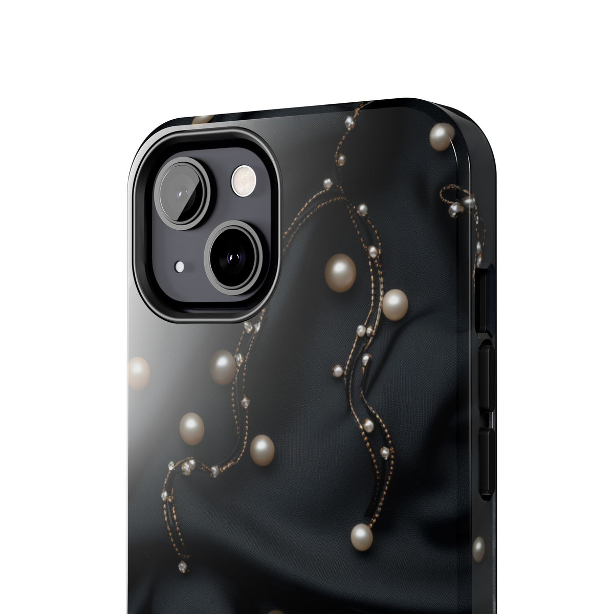 Fundas Premium MINUX para iPhone y Samsung Galaxy - Pearl Chain Velvet