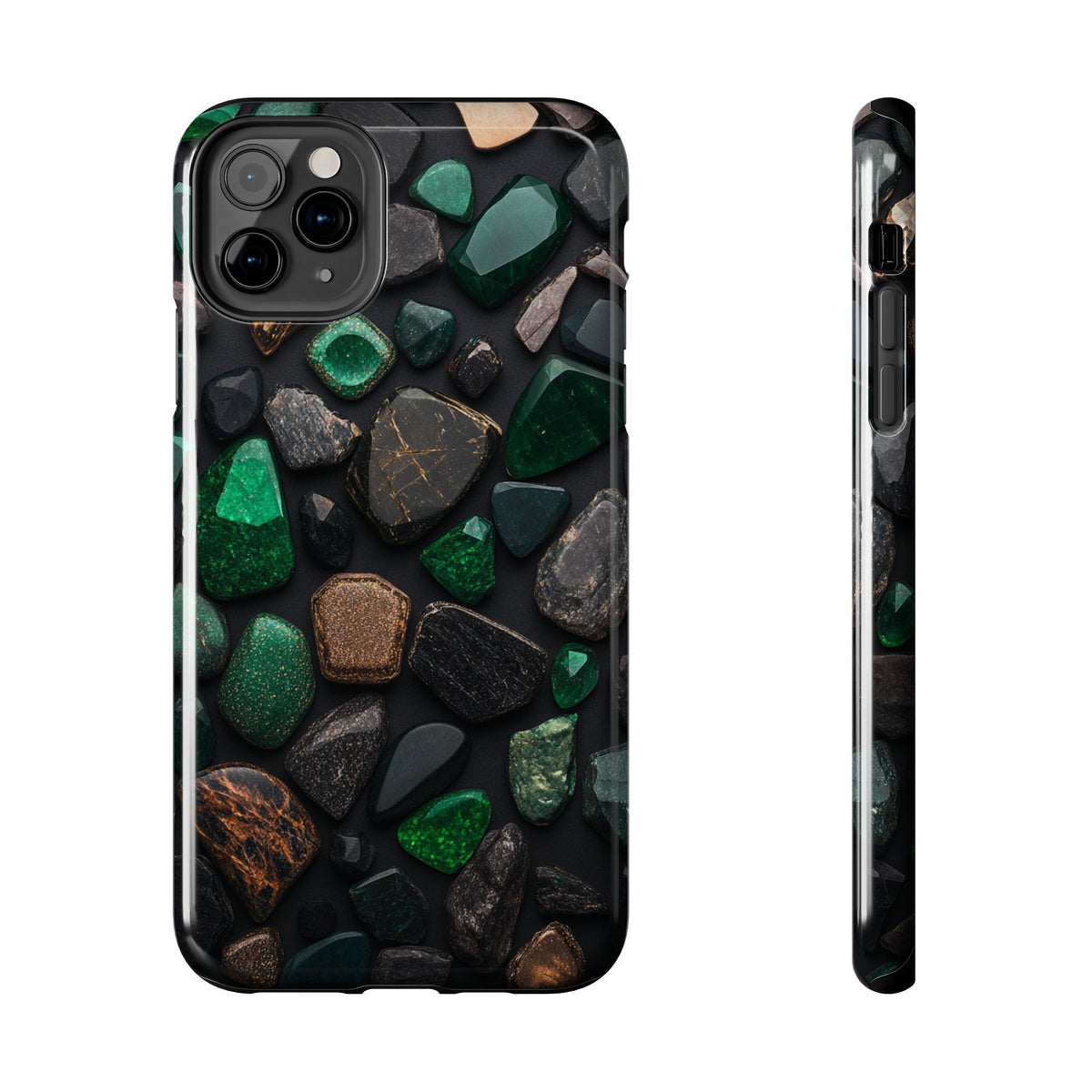 Fundas Premium MINUX para iPhone y Samsung Galaxy - Emerald Stone Mosaic