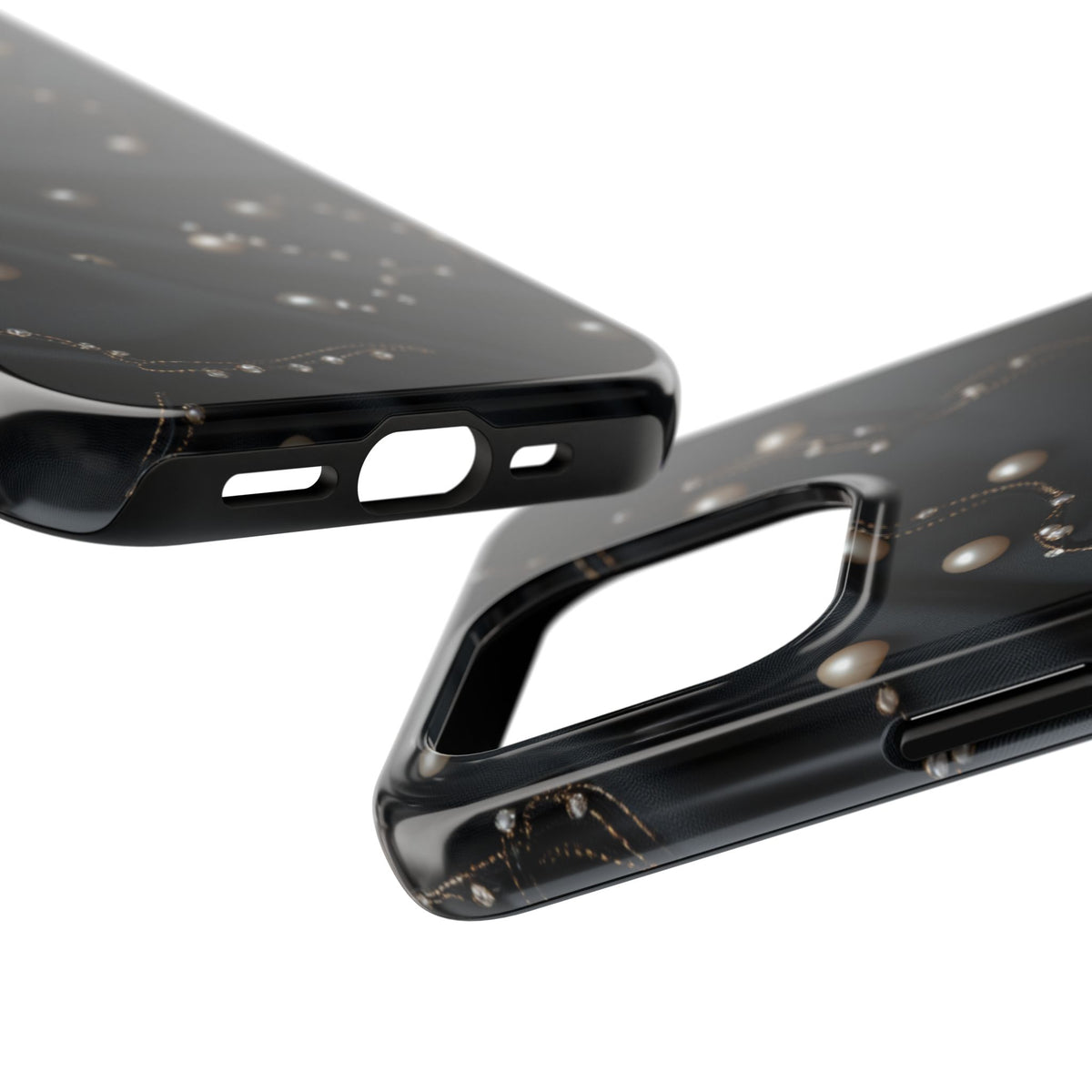 Fundas Premium MINUX para iPhone y Samsung Galaxy - Pearl Chain Velvet