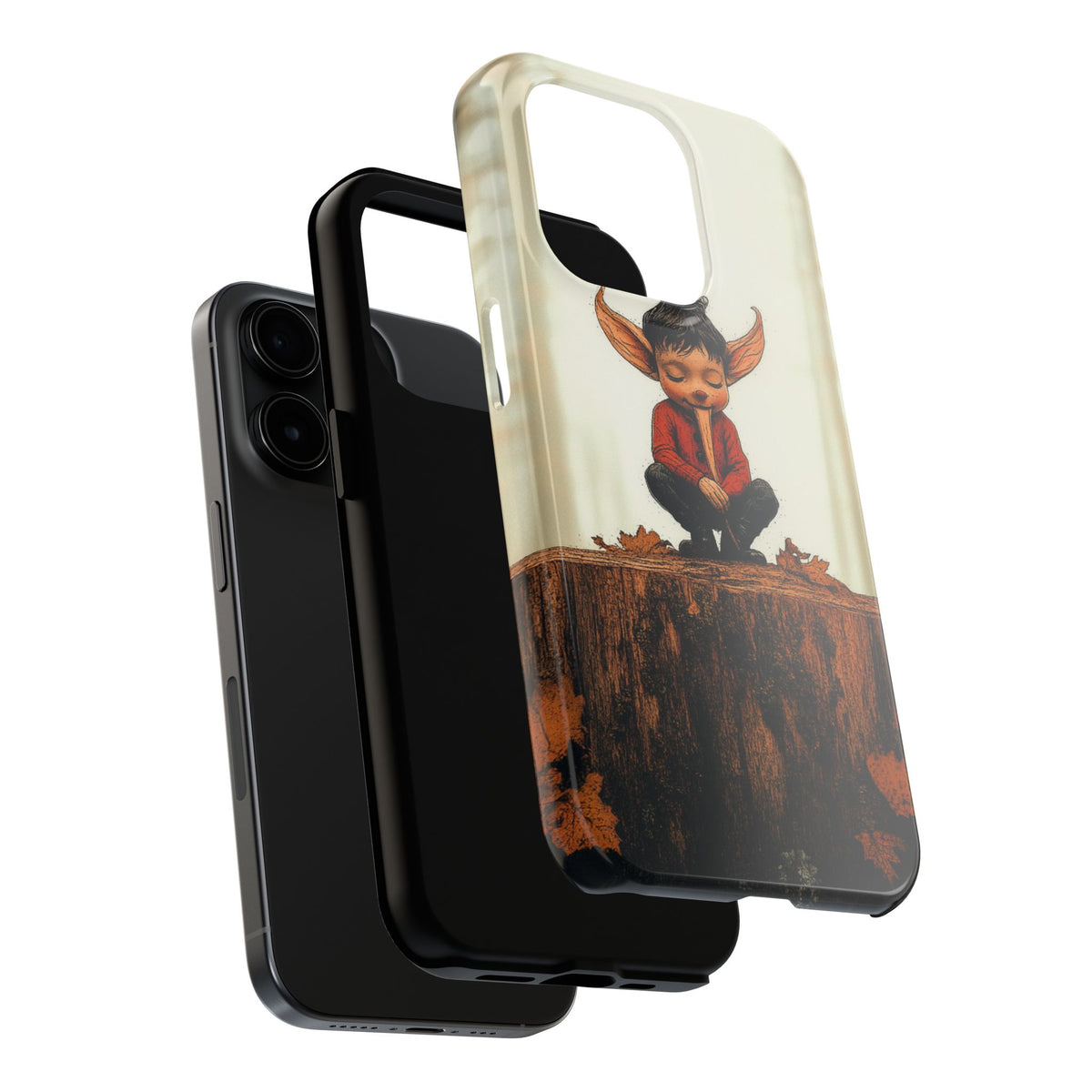 Fundas Premium MINUX para iPhone y Samsung Galaxy - Tiny Forest Guardian
