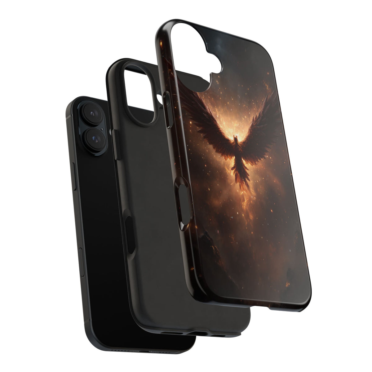 Funda Premium MINUX para iPhone y Samsung Galaxy - Phoenix Rise
